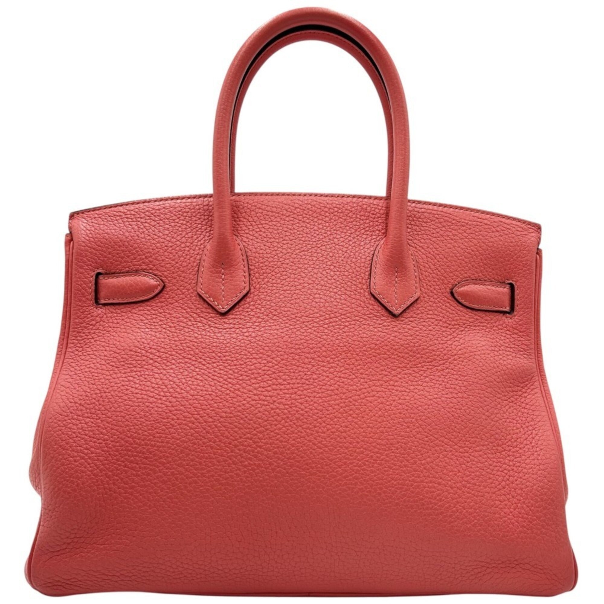 Hermes Pink Leather Handbag (Pre-Owned)