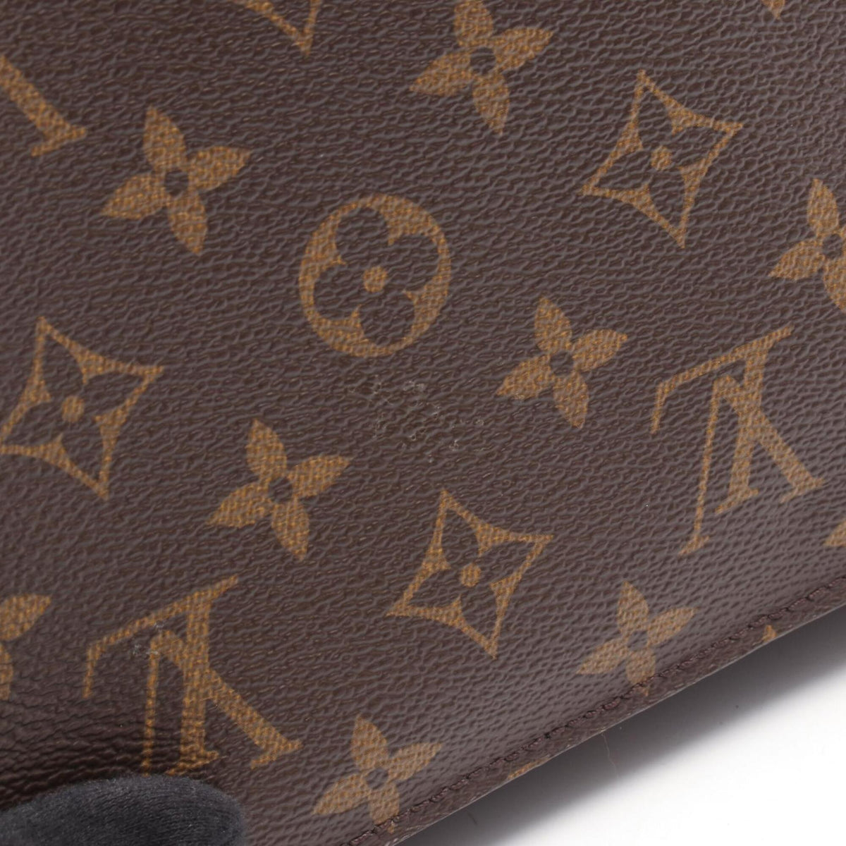 Louis Vuitton Brown Coated Canvas Pvc Monogram Leather Handbag Pochette (Pre-Owned)