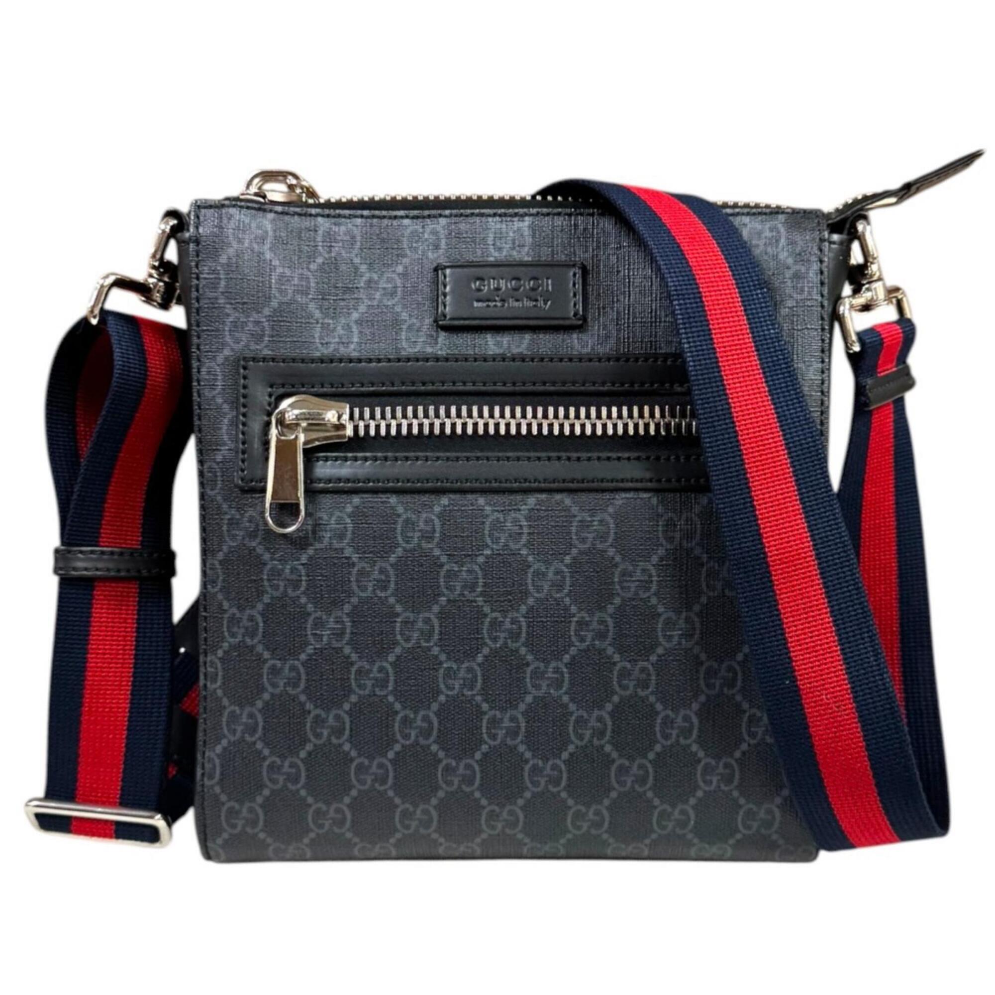 Gucci Black Gg Supreme Shoulder Bag (Pre-Owned)