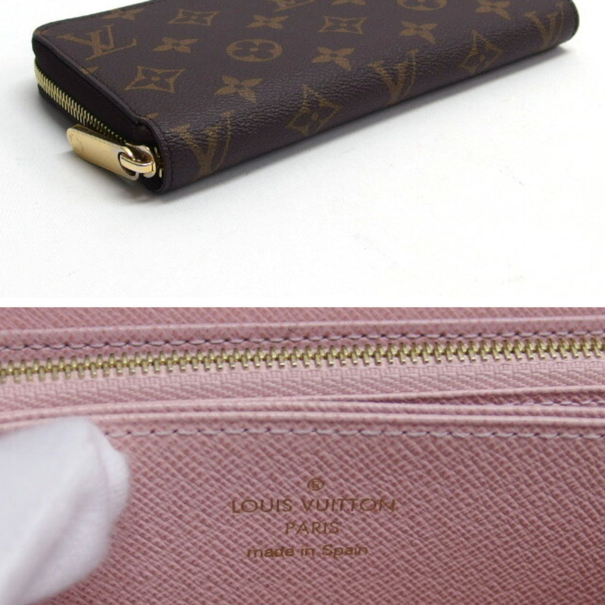Louis Vuitton Light Pink Rose Ballerine Monogram Long Wallet (Bi-Fold) (Pre-Owned)