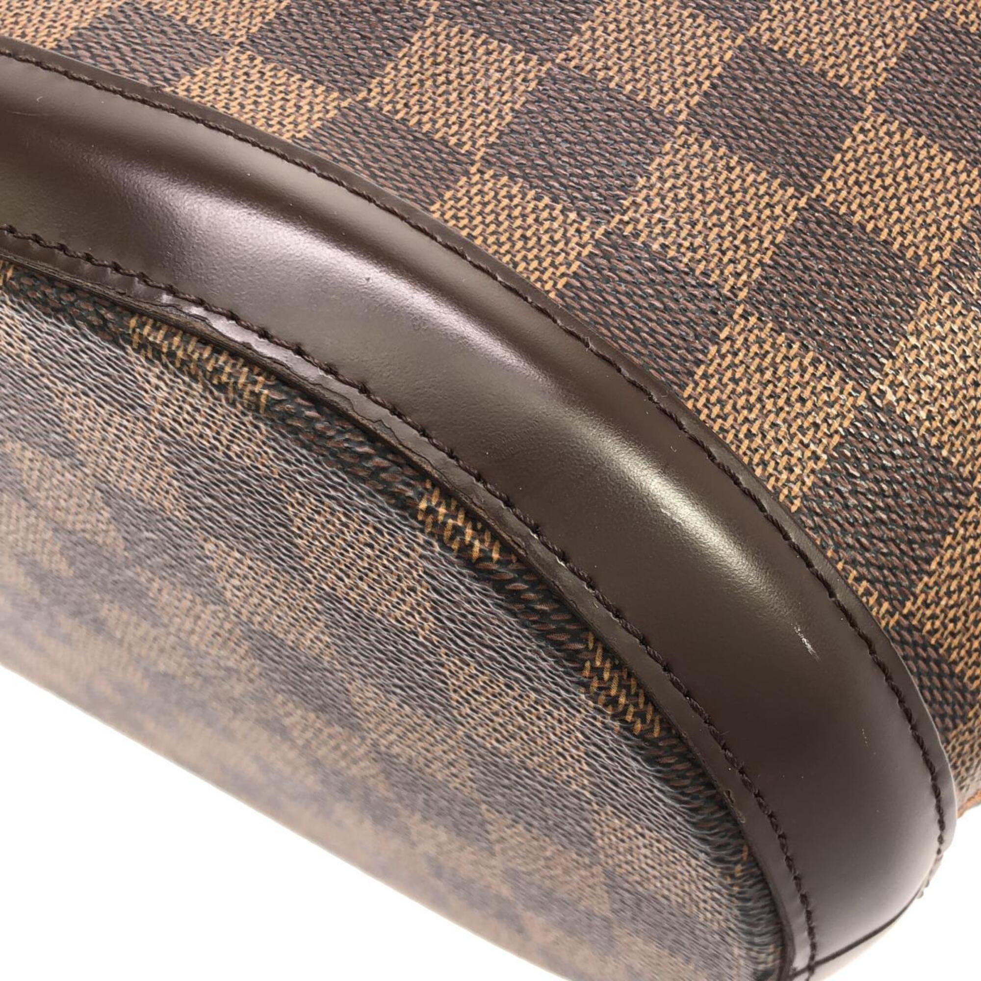 Louis Vuitton Ebene Coated Canvas Handbag Pouch (Pre-Owned)