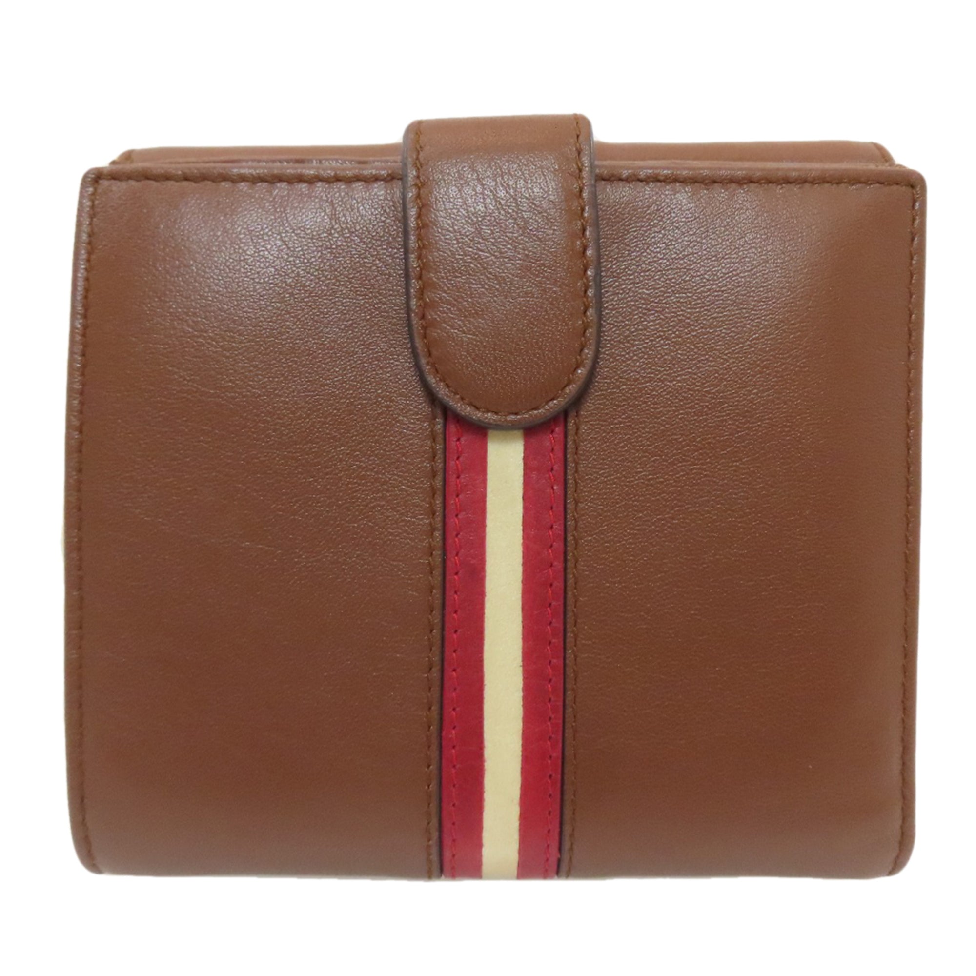 Bally Brown Leather Wallet (Bi-Fold) (Pre-Owned)