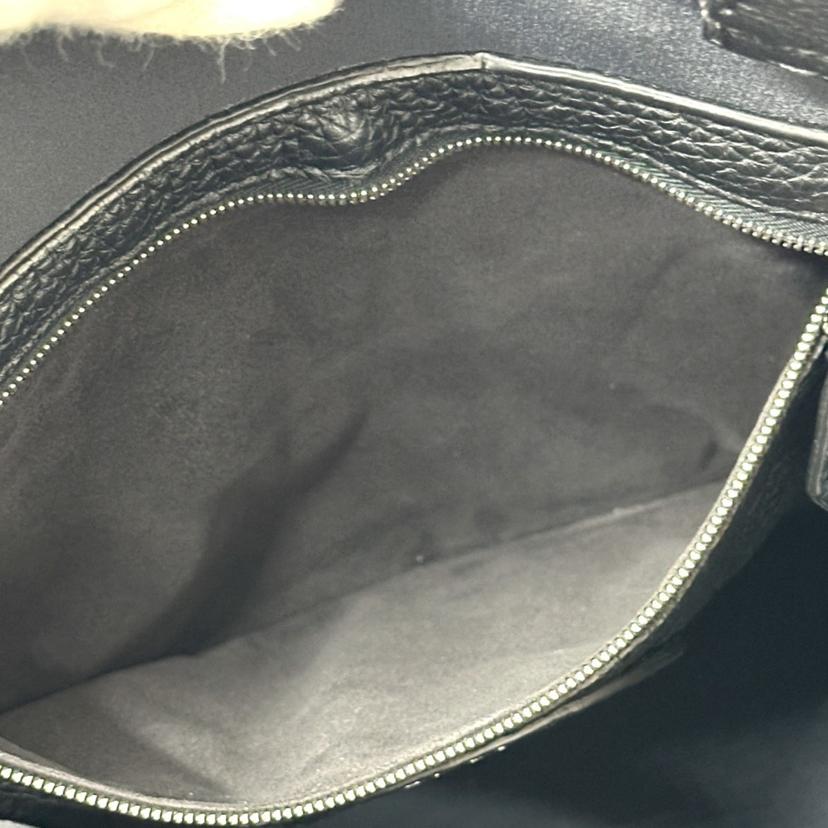 Fendi Selleria Black Leather Tote Bag (Pre-Owned)