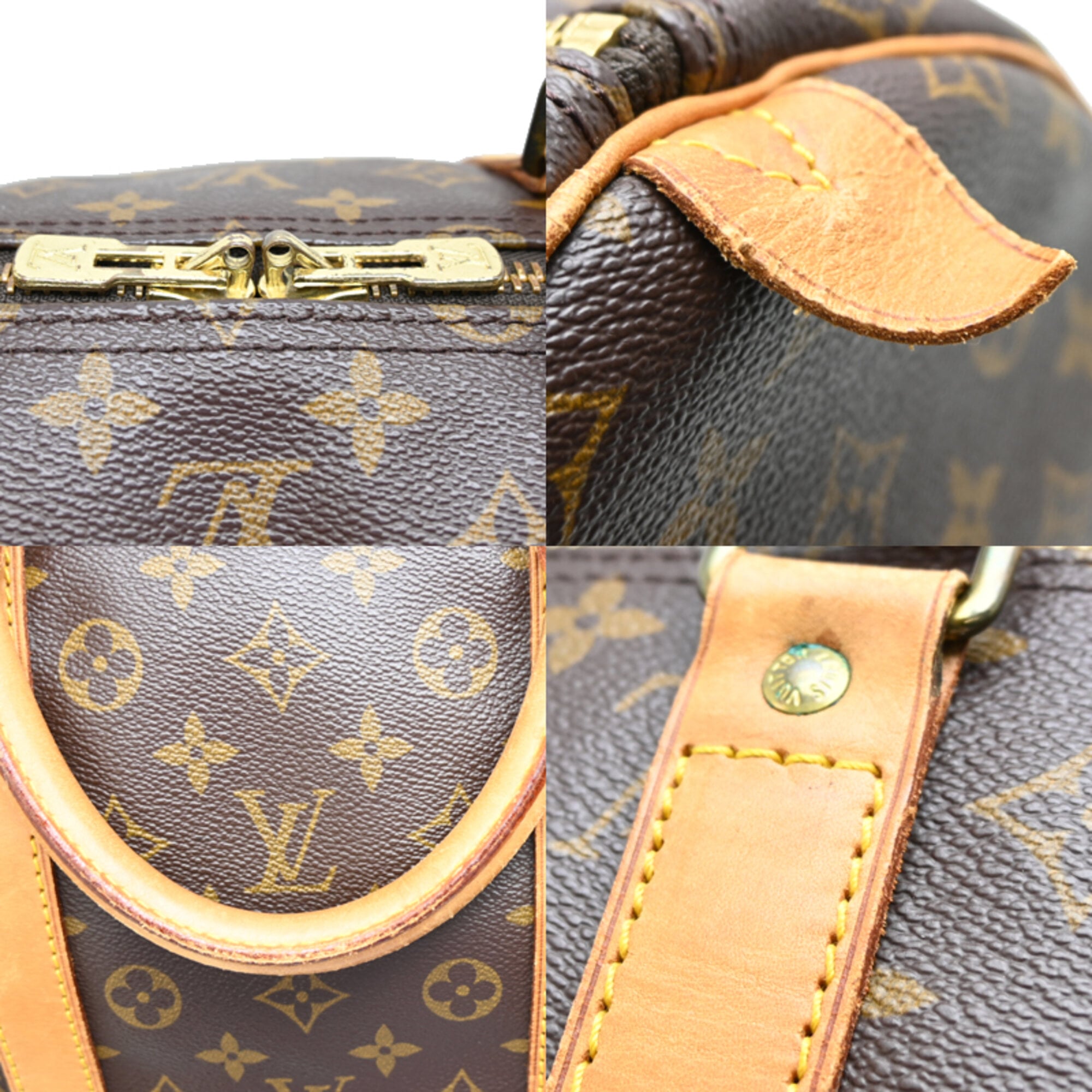 Louis Vuitton Brown Monogram Boston Bag (Pre-Owned)
