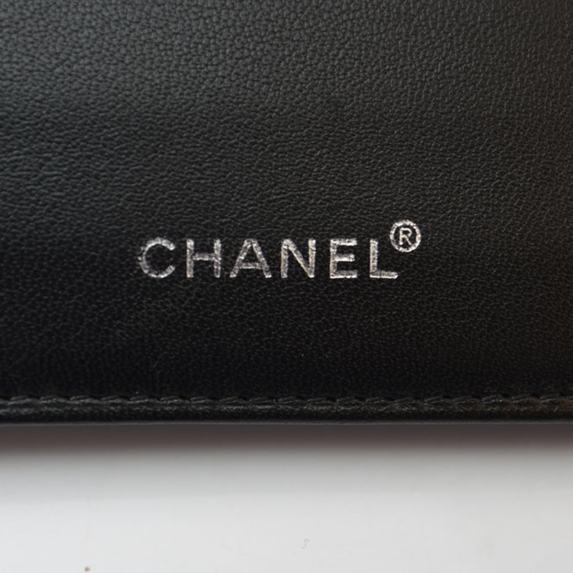 Chanel Black Canvas Wallet (Bi-Fold) (Pre-Owned)