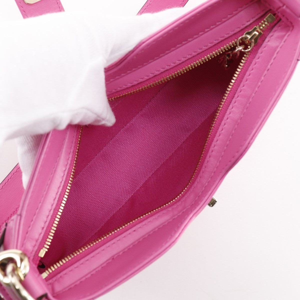 Gucci Pink Gg Canvas Shoulder Bag (Pre-Owned)