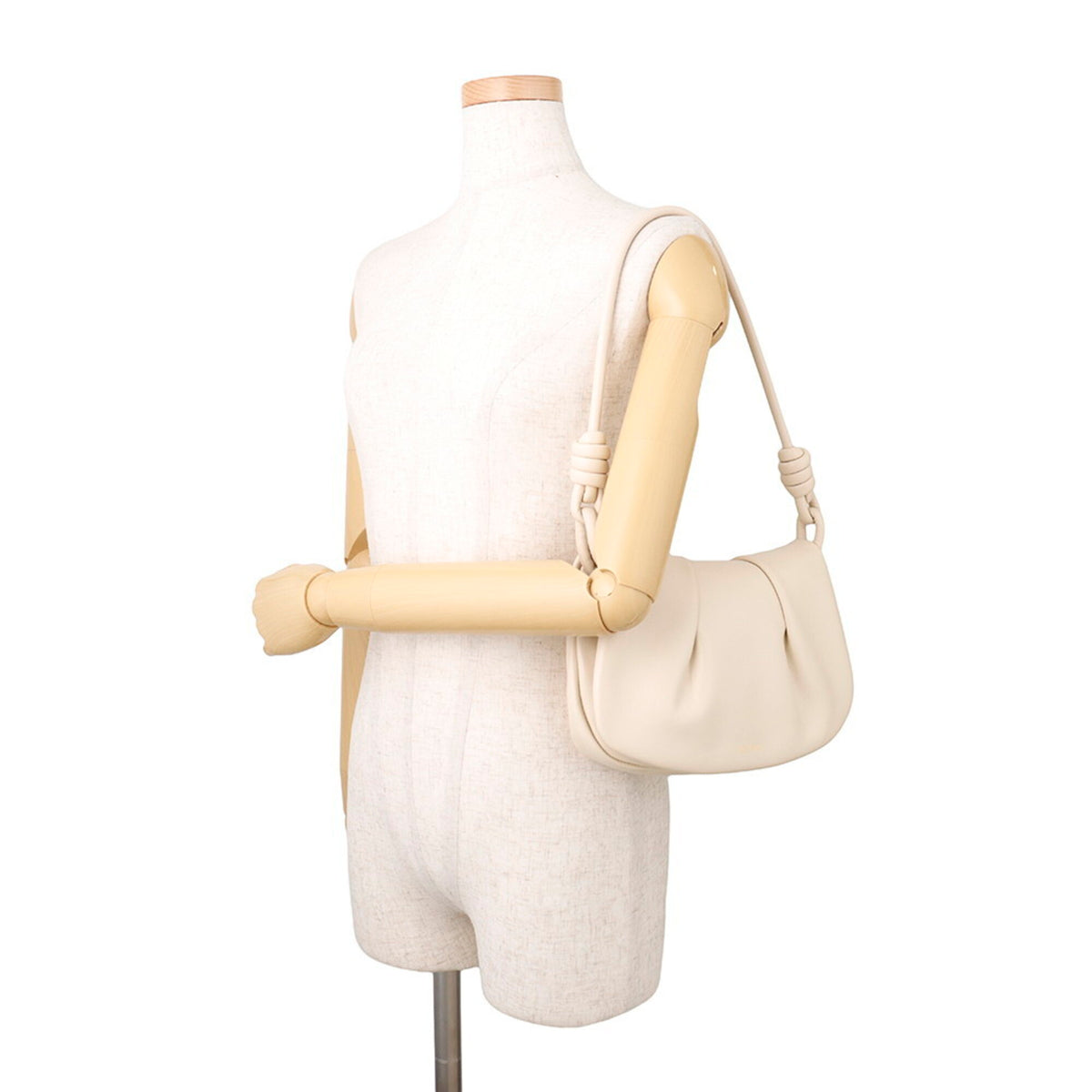 Loewe Beige Leather Handbag Shoulder Bag (Pre-Owned)