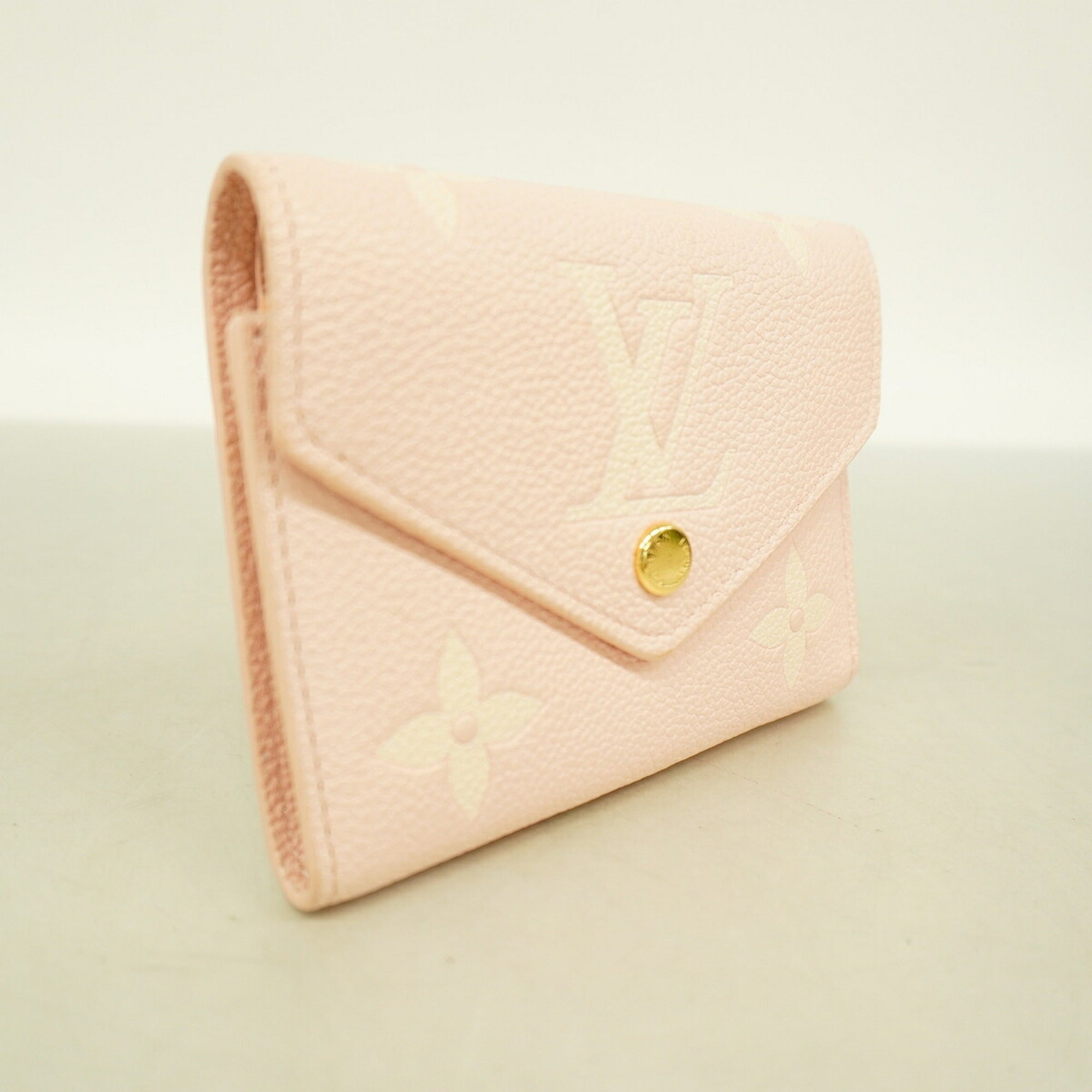 Louis Vuitton Rose Wallet (Tri-Fold) (Pre-Owned)