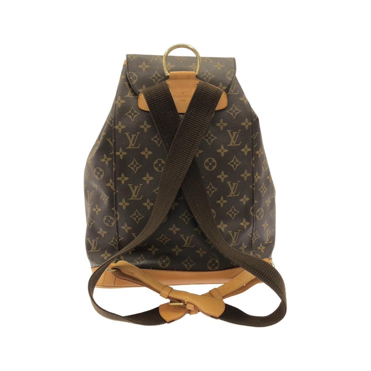 Louis Vuitton Marron Coated Canvas Backpack (Pre-Owned)