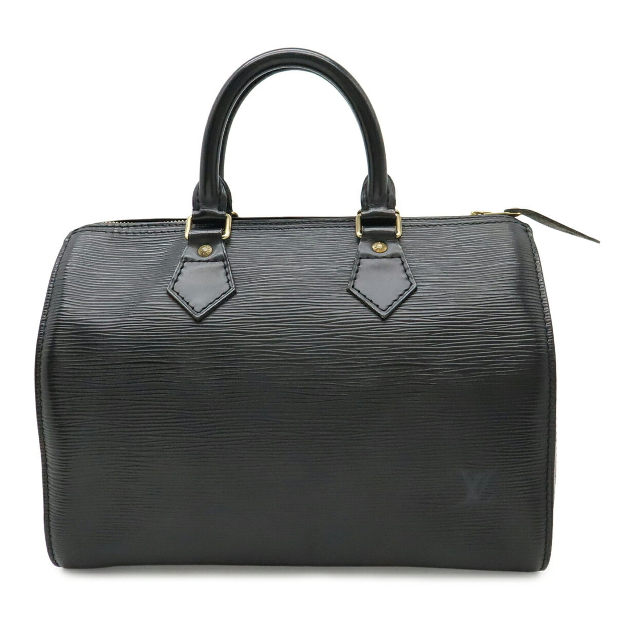 Louis Vuitton Noir Epi Leather Boston Bag Handbag (Pre-Owned)