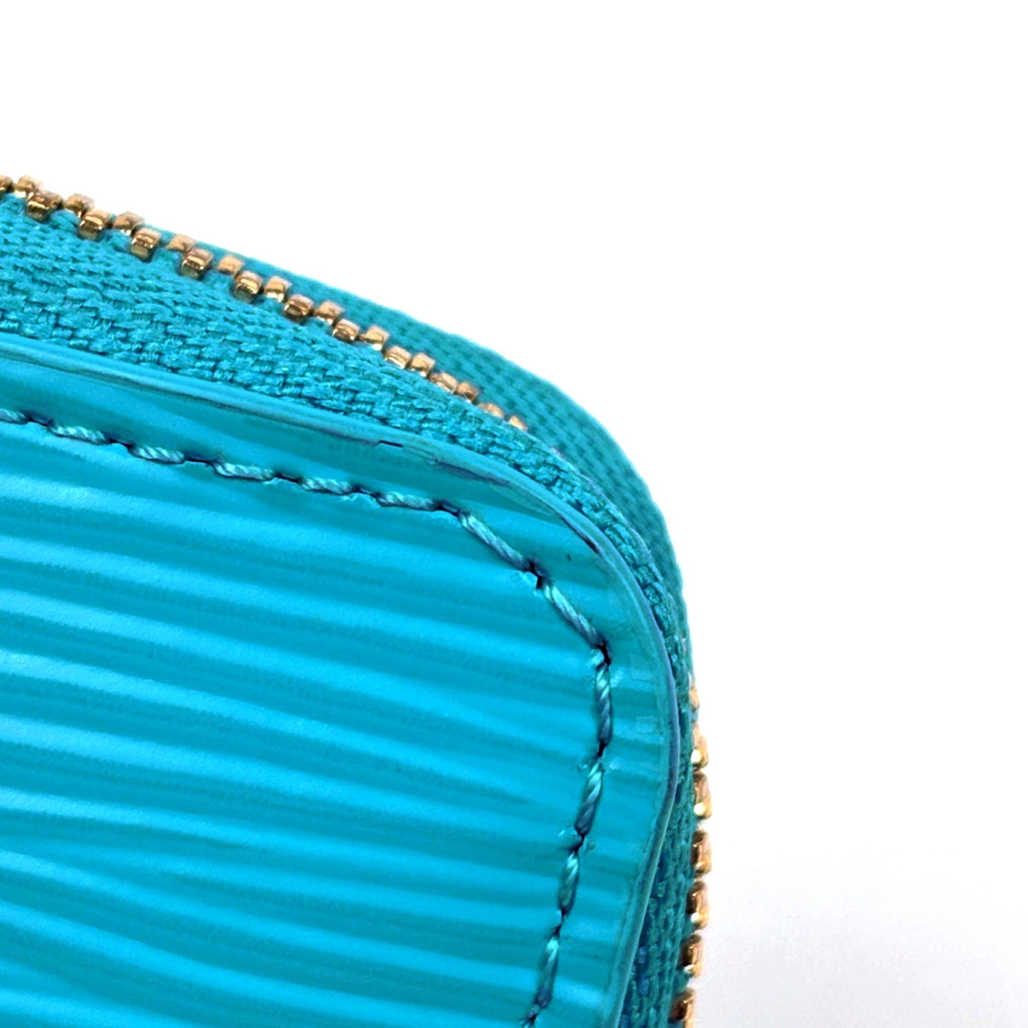 Louis Vuitton Epi Blue Epi Leather Coin Purse/Coin Case (Pre-Owned)