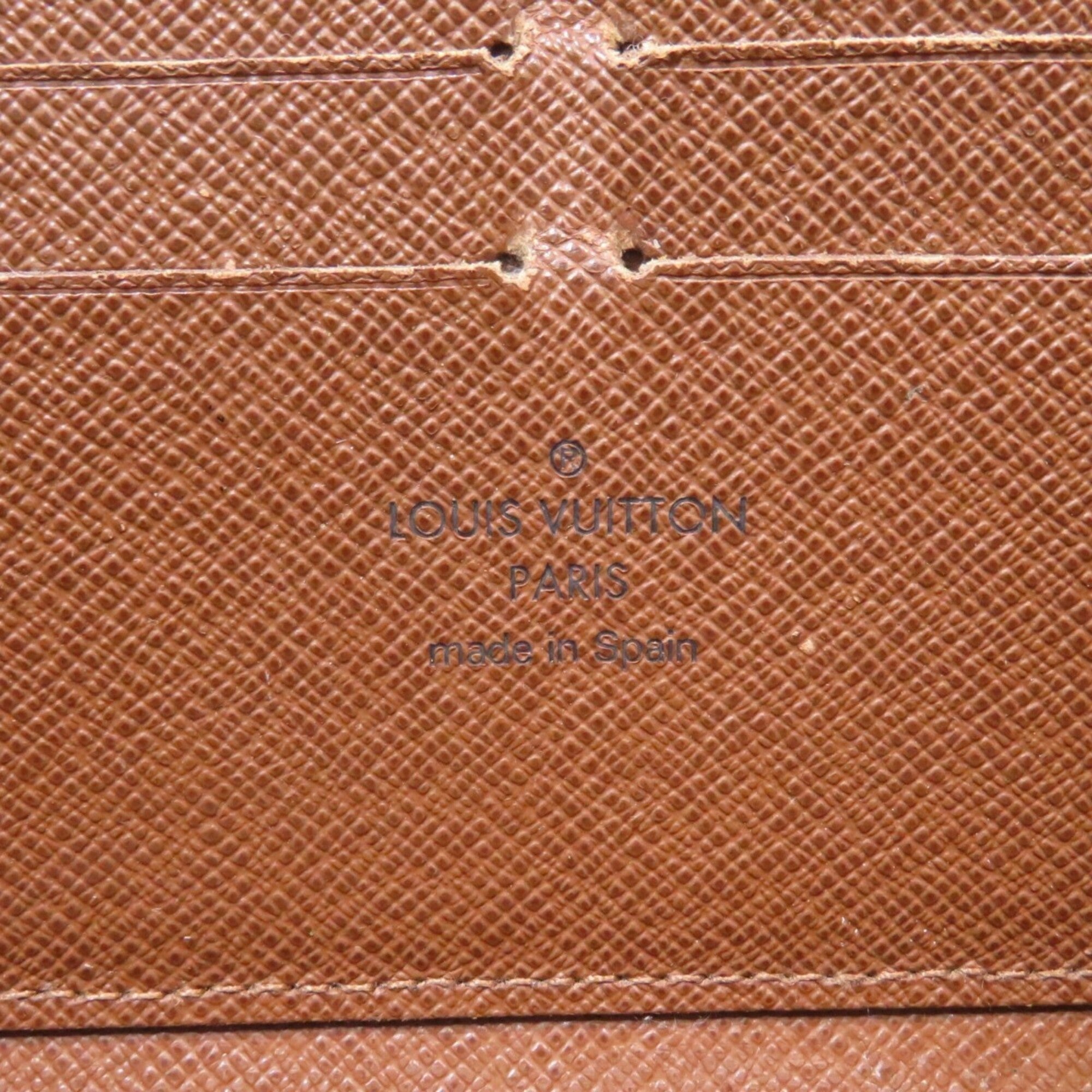 Louis Vuitton Monogram Brown Pvc Long Wallet (Bi-Fold) (Pre-Owned)