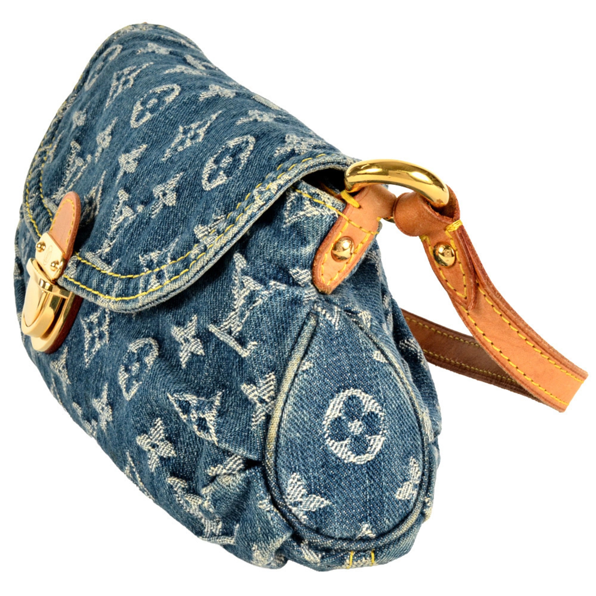 Louis Vuitton Monogram Denim Shoulder Bag (Pre-Owned)