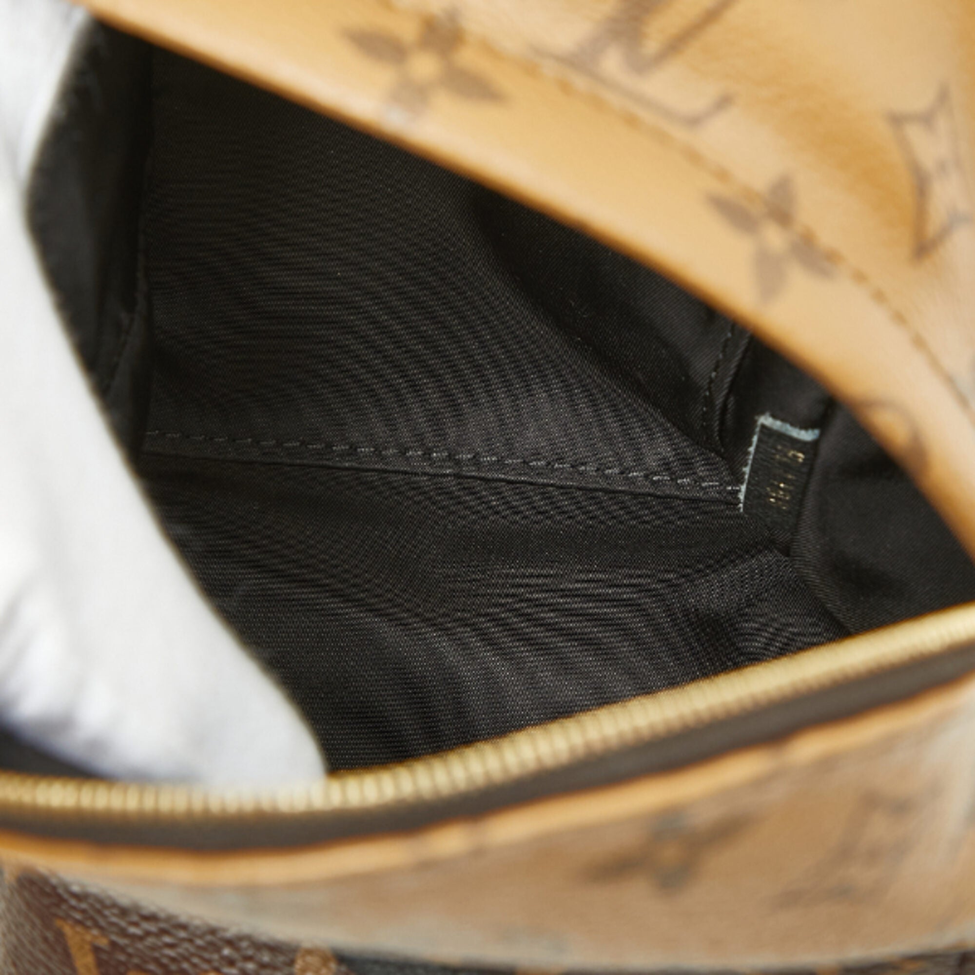 Louis Vuitton Black Brown Pvc Leather Backpack (Pre-Owned)