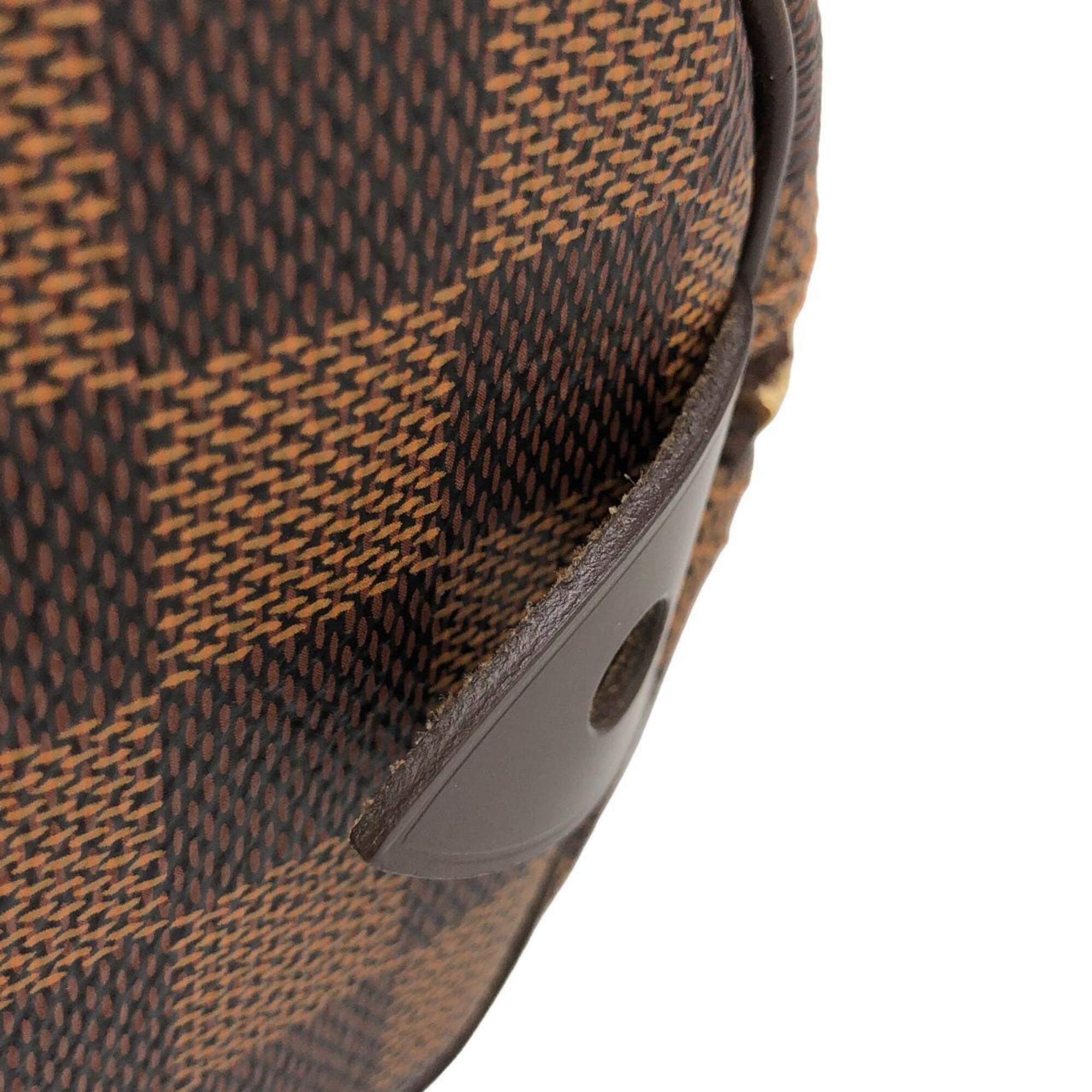 Louis Vuitton Ebene Coated Canvas Boston Bag (Pre-Owned)