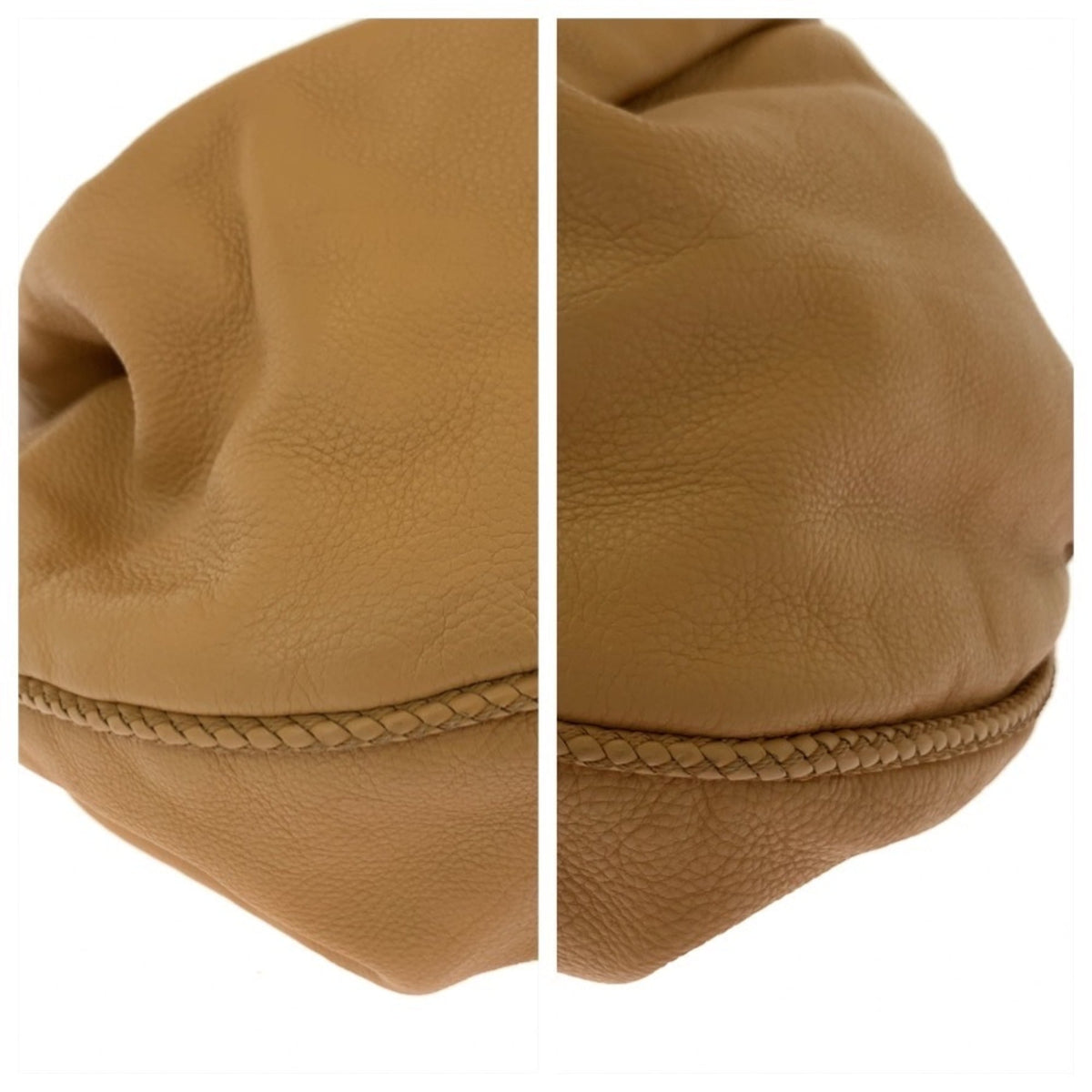 Gucci Light Brown Leather Shoulder Bag Tote Bag (Pre-Owned)
