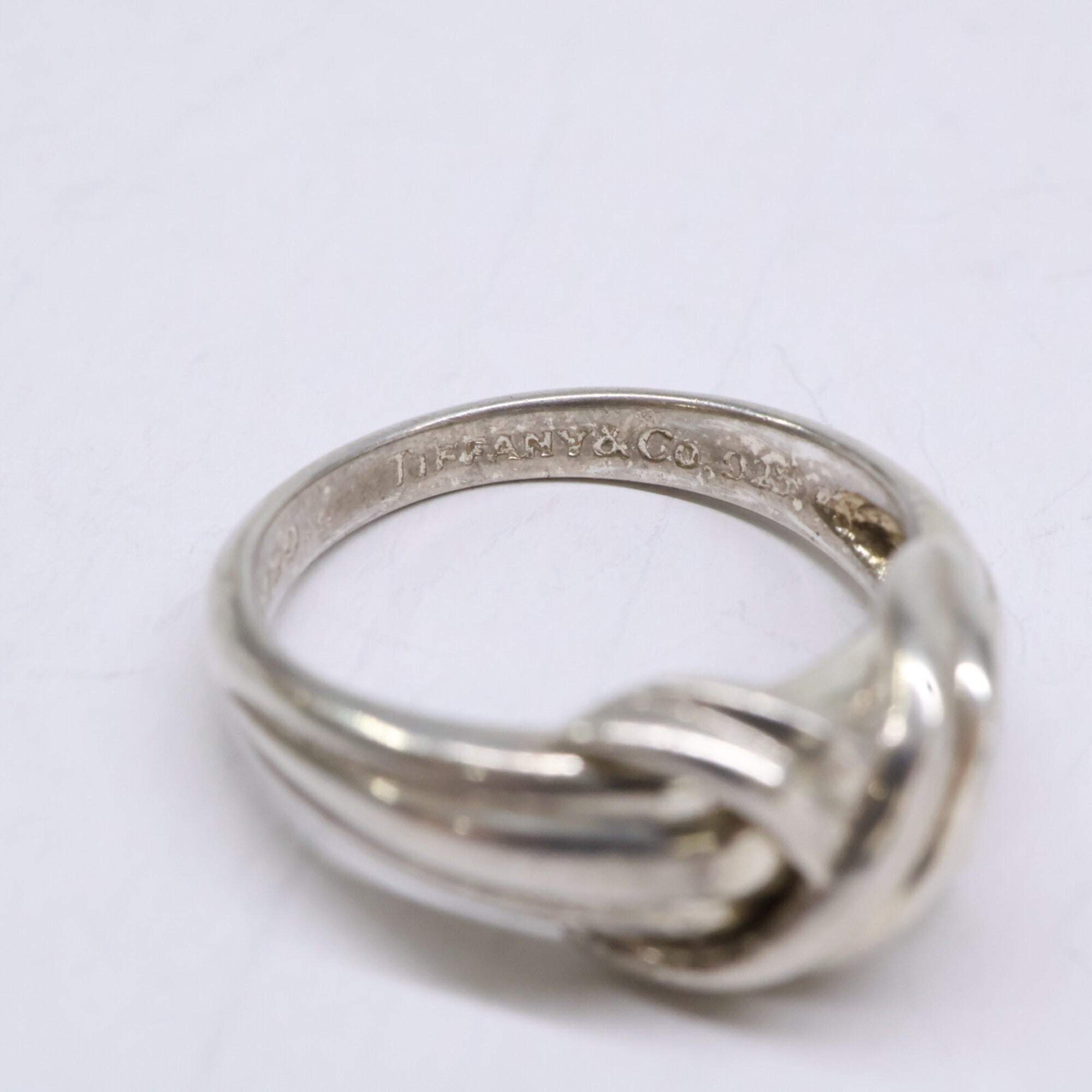 Tiffany Silver Silver 925 Band Ring (Pre-Owned)