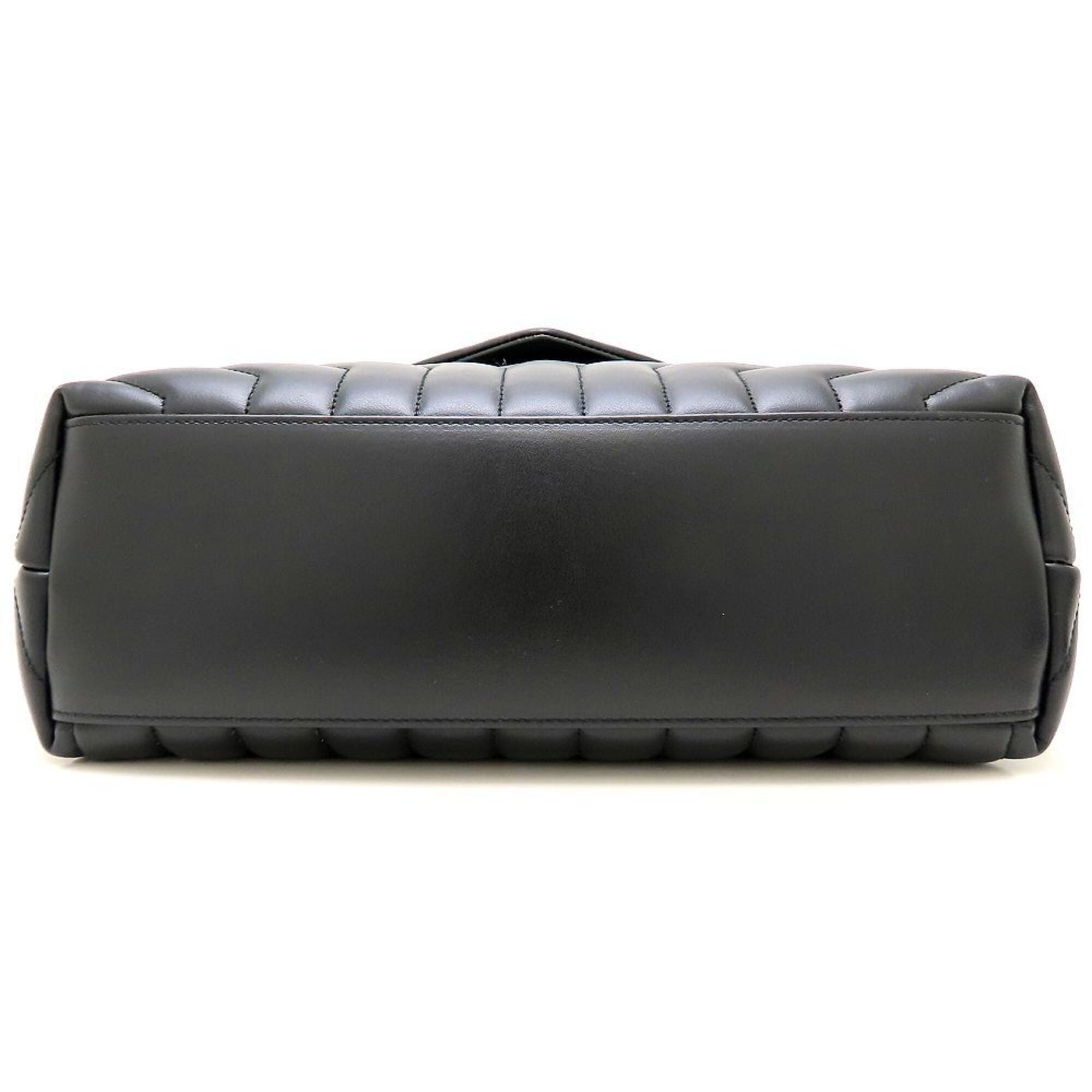 Yves Saint Laurent Black Leather Shoulder Bag (Pre-Owned)