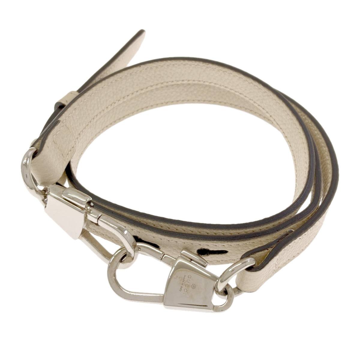 Gucci White Leather Handbag (Pre-Owned)