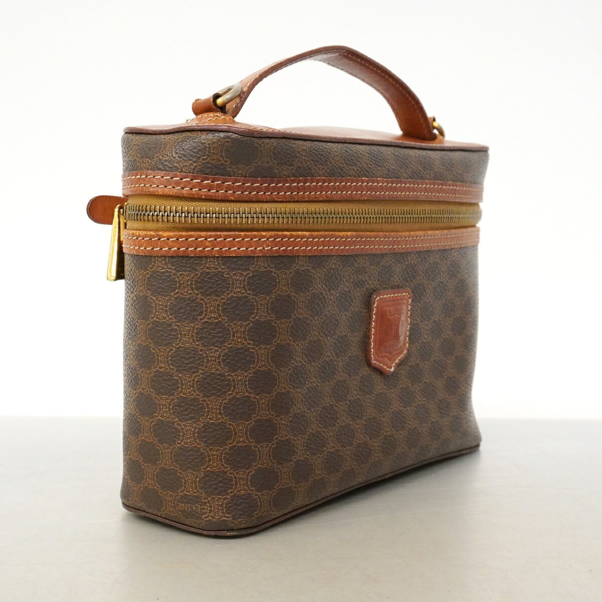 Celine Brown Pvc Vanity Bag (Pre-Owned)