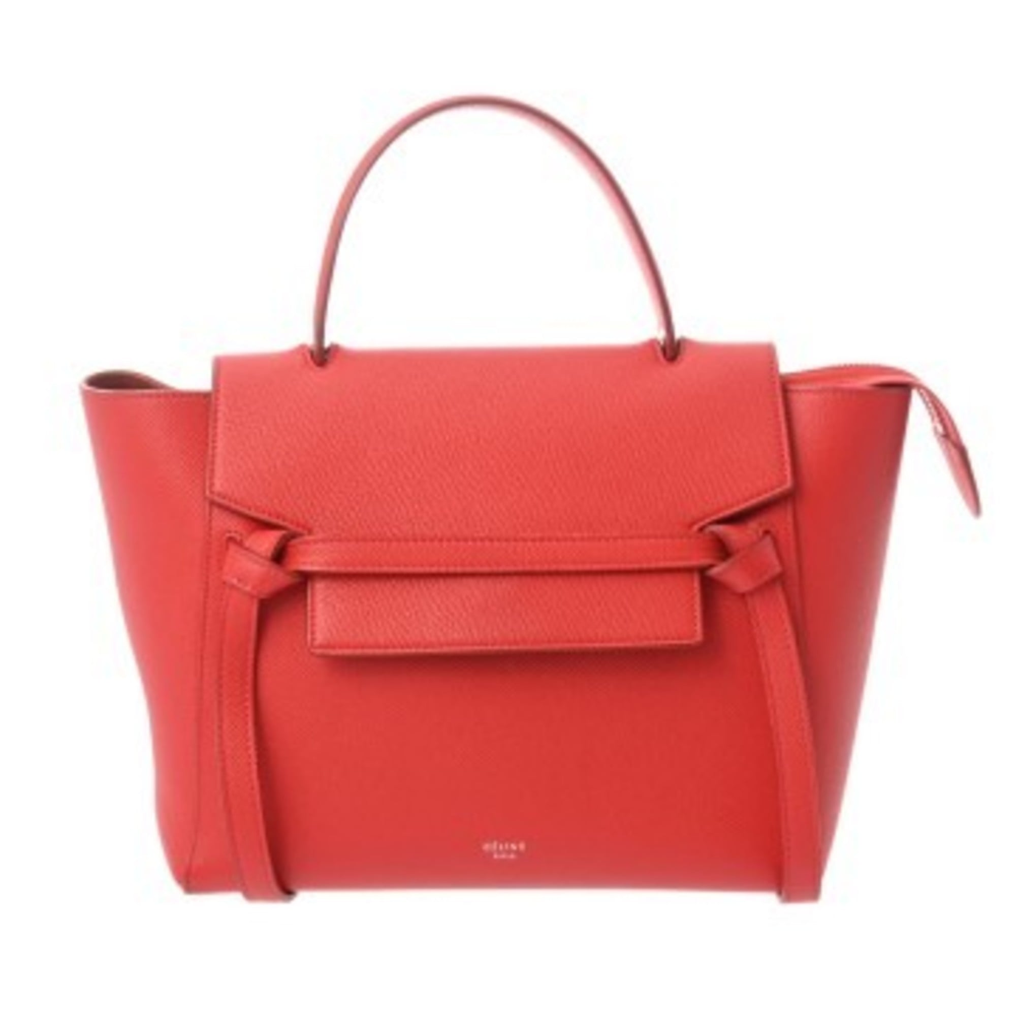 Celine Red Color Leather Handbag (Pre-Owned)