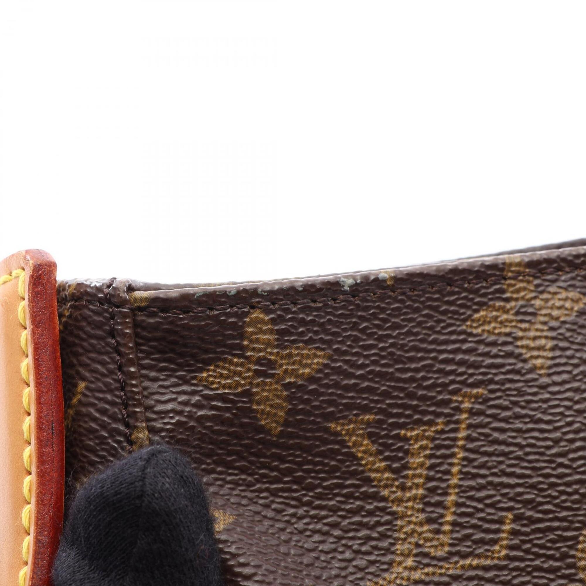 Louis Vuitton Brown Monogram Monogram Leather Handbag Shoulder Bag (Pre-Owned)