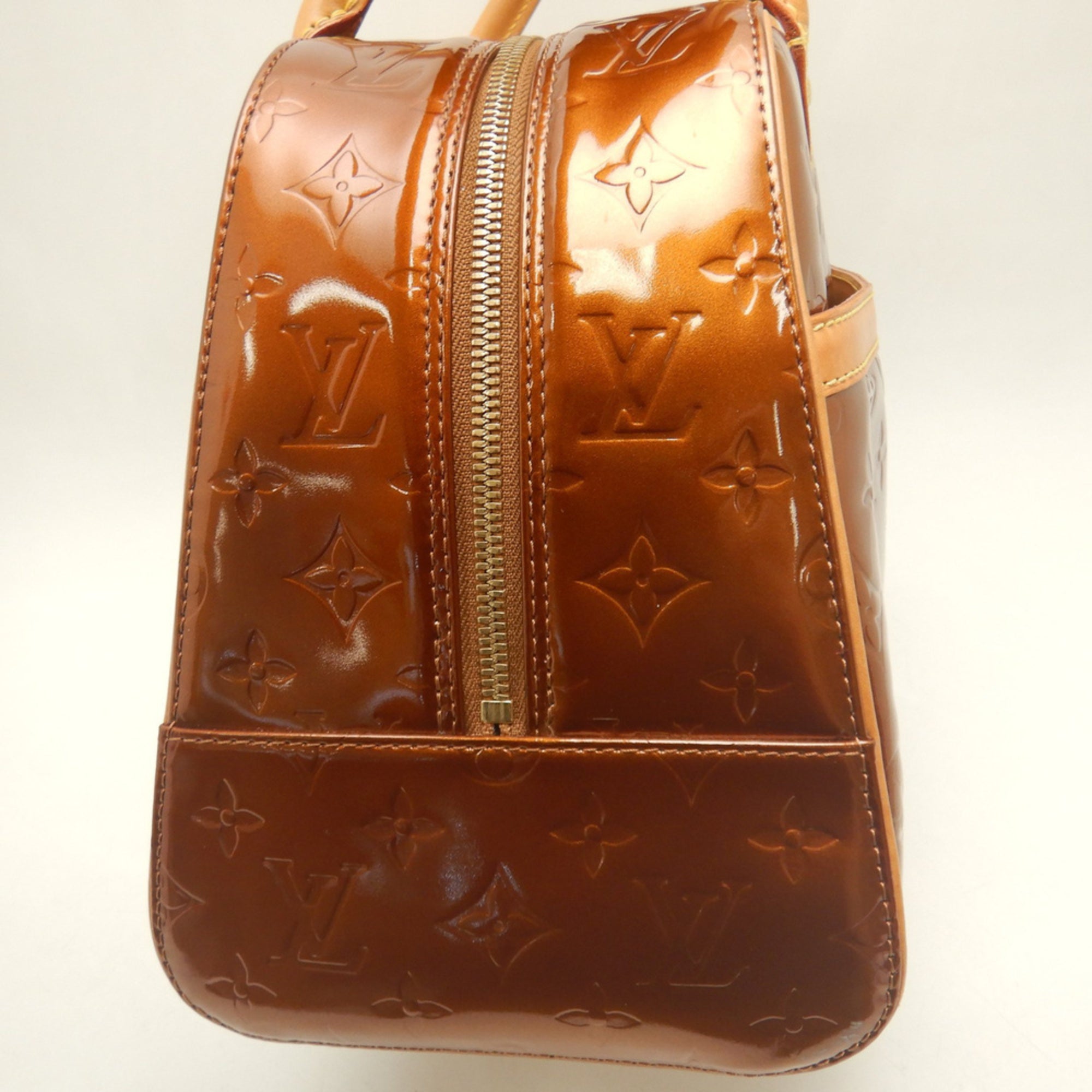 Louis Vuitton Bronze Monogram Monogram Vernis Handbag (Pre-Owned)