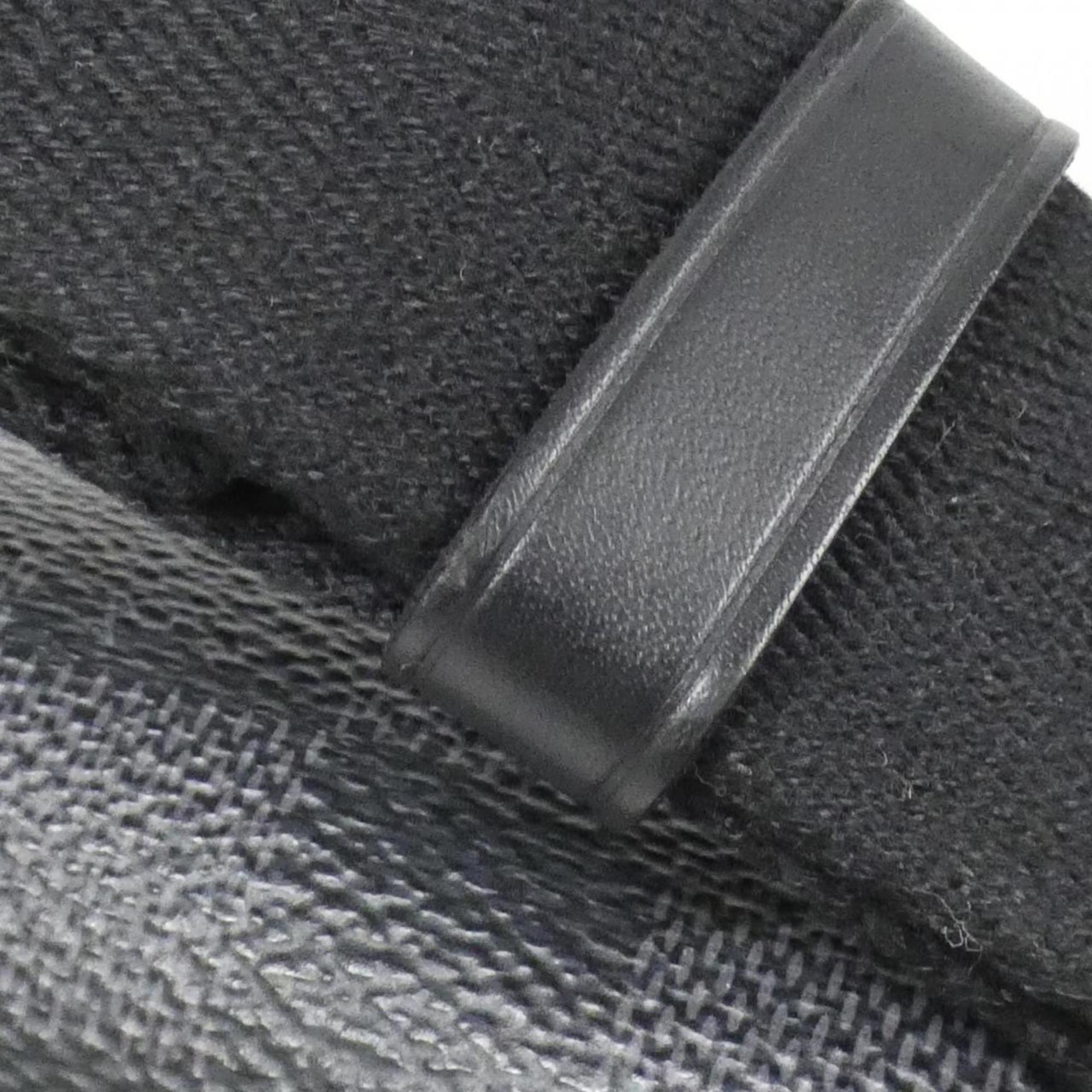Louis Vuitton Graphite Gray Coated Canvas Shoulder Bag (Pre-Owned)
