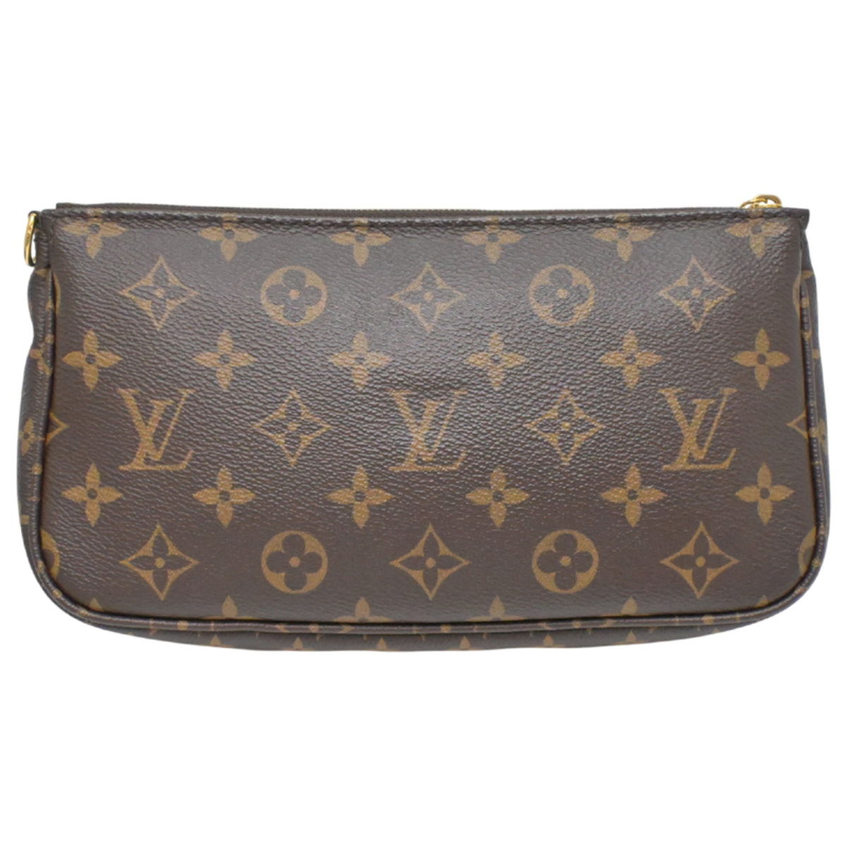 Louis Vuitton Brown Khaki Monogram Pochette Pouch (Pre-Owned)
