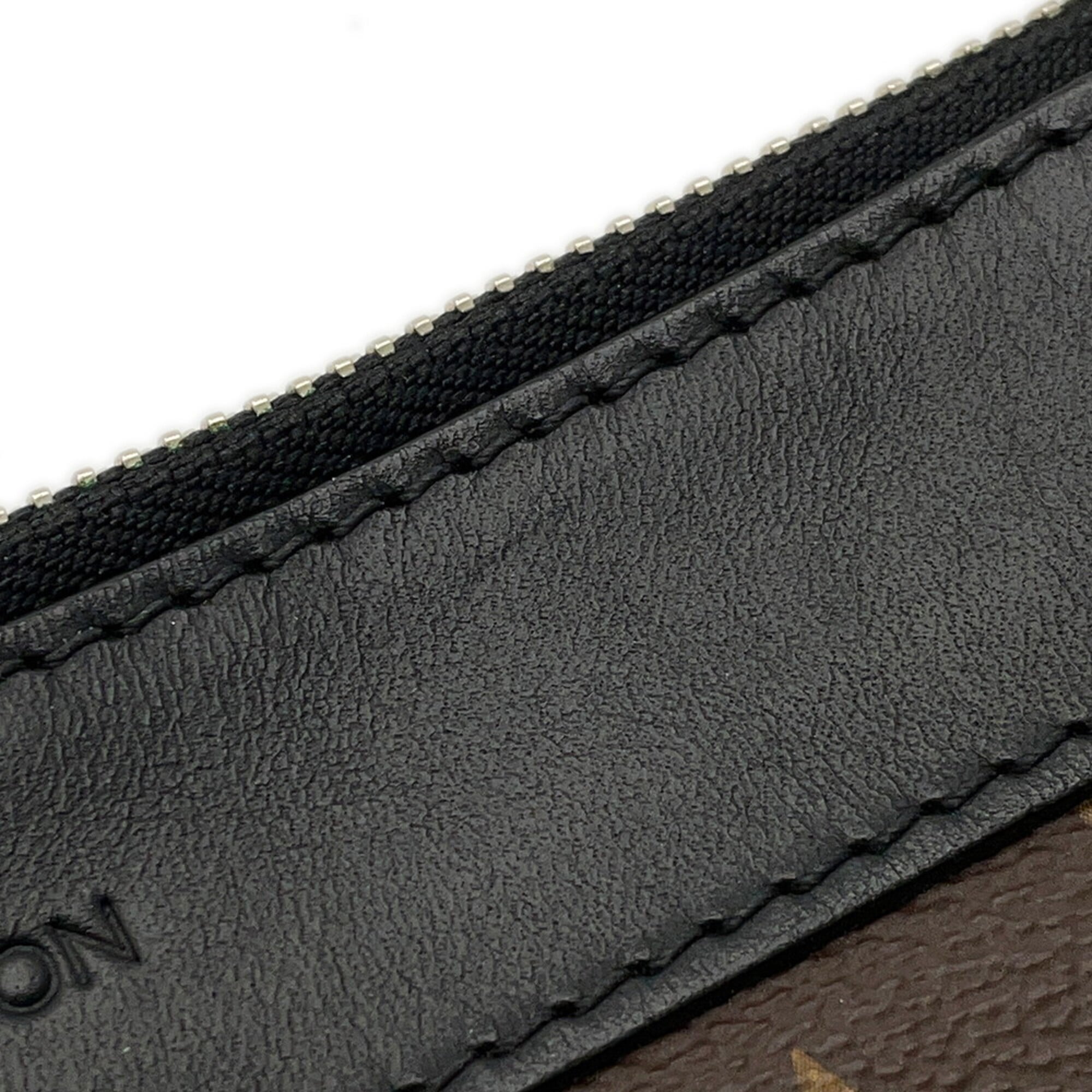 Louis Vuitton Monogram Macassar Black Noir Clutch Bag Handbag (Pre-Owned)