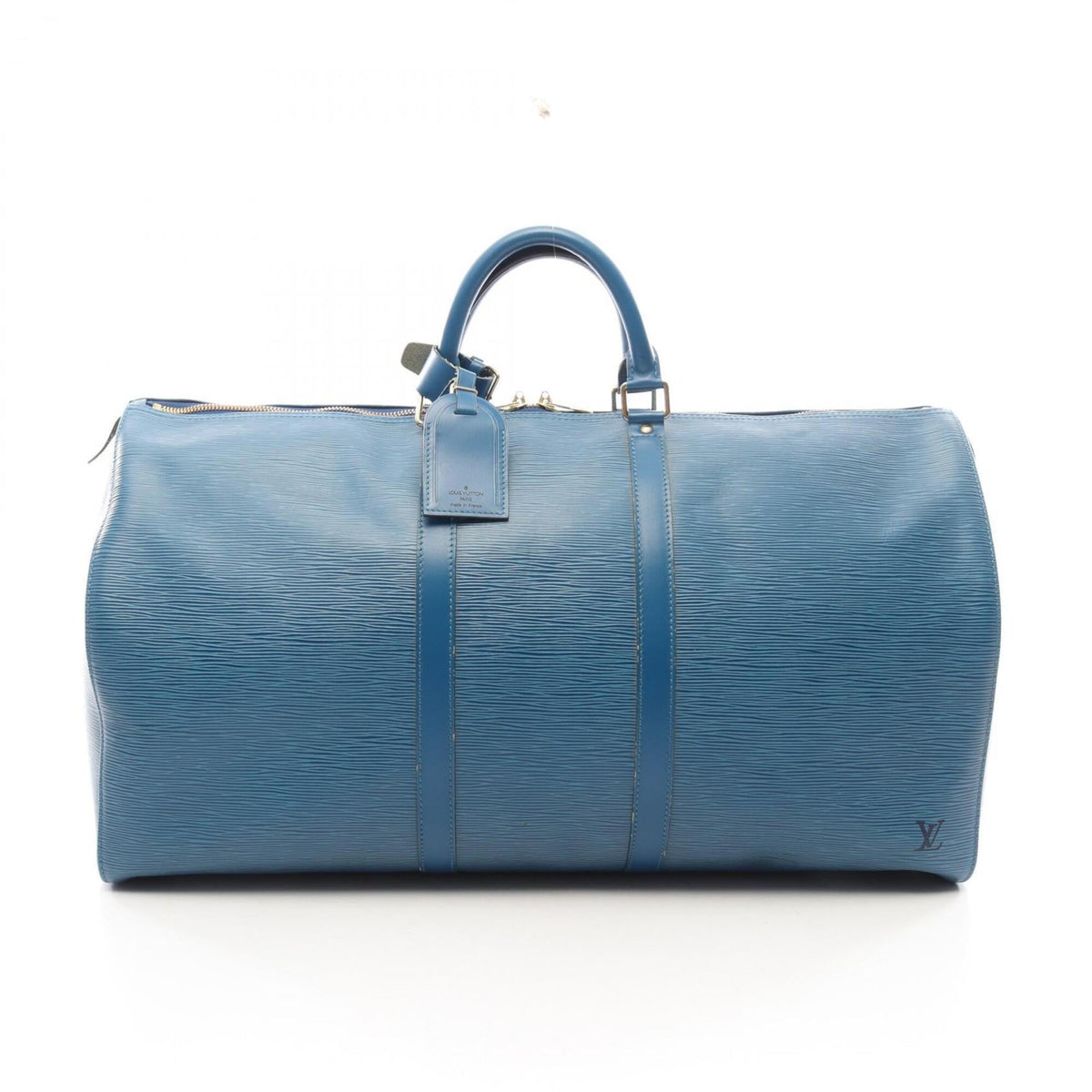 Louis Vuitton Blue Toledo Blue Epi Leather Boston Bag Handbag (Pre-Owned)