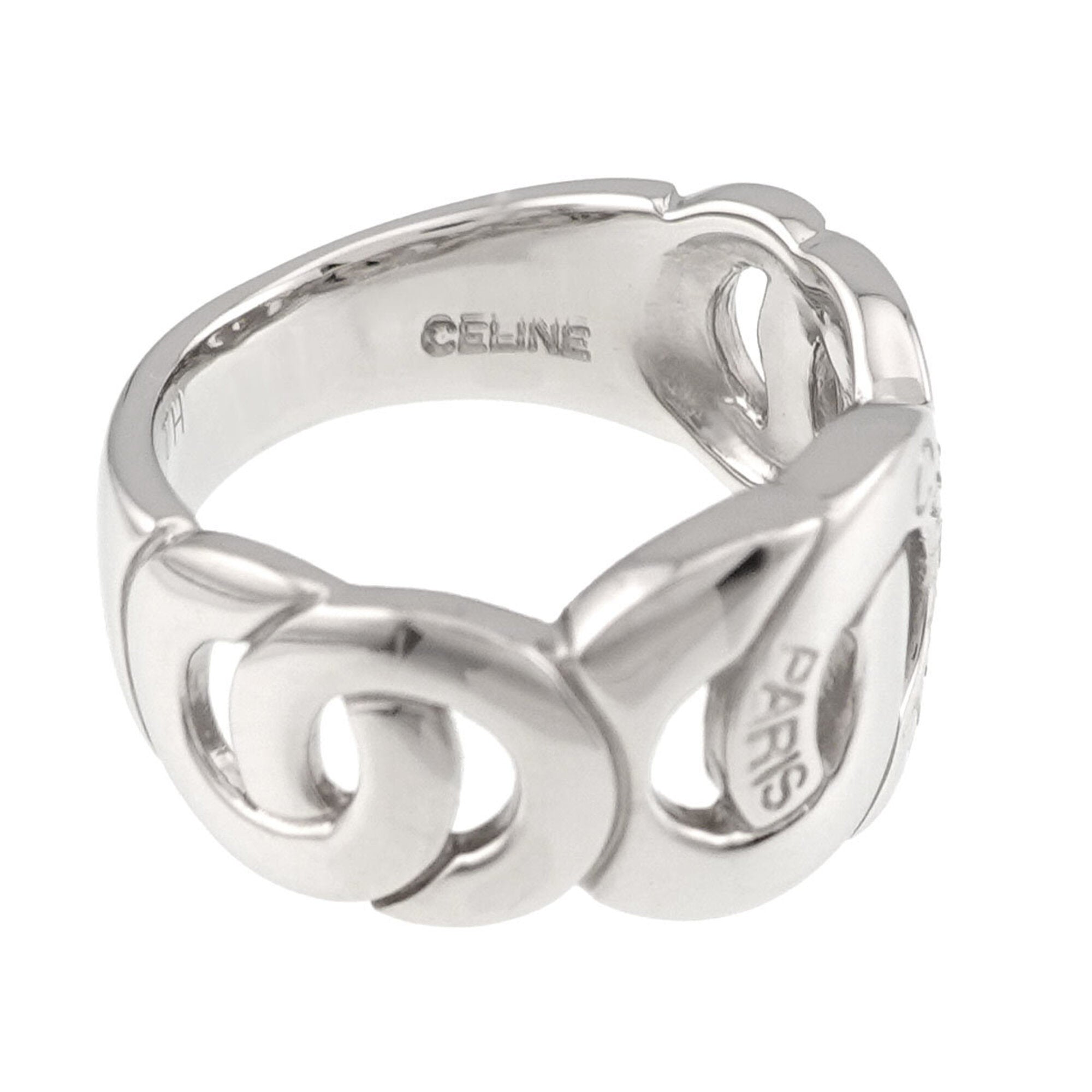Celine Platinum 900 Band Ring (Pre-Owned)