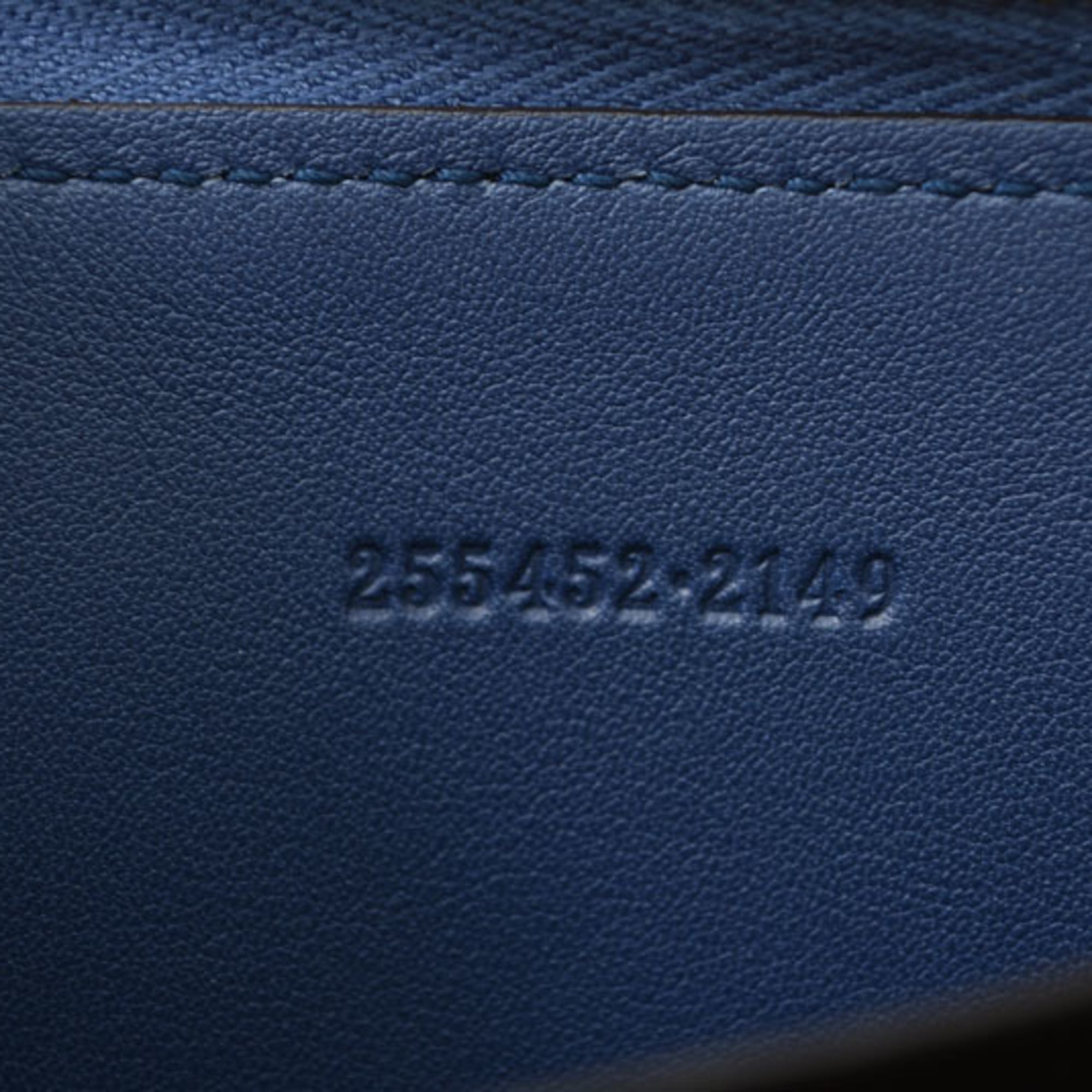 Gucci Blue Leather Coin Purse/Coin Case (Pre-Owned)