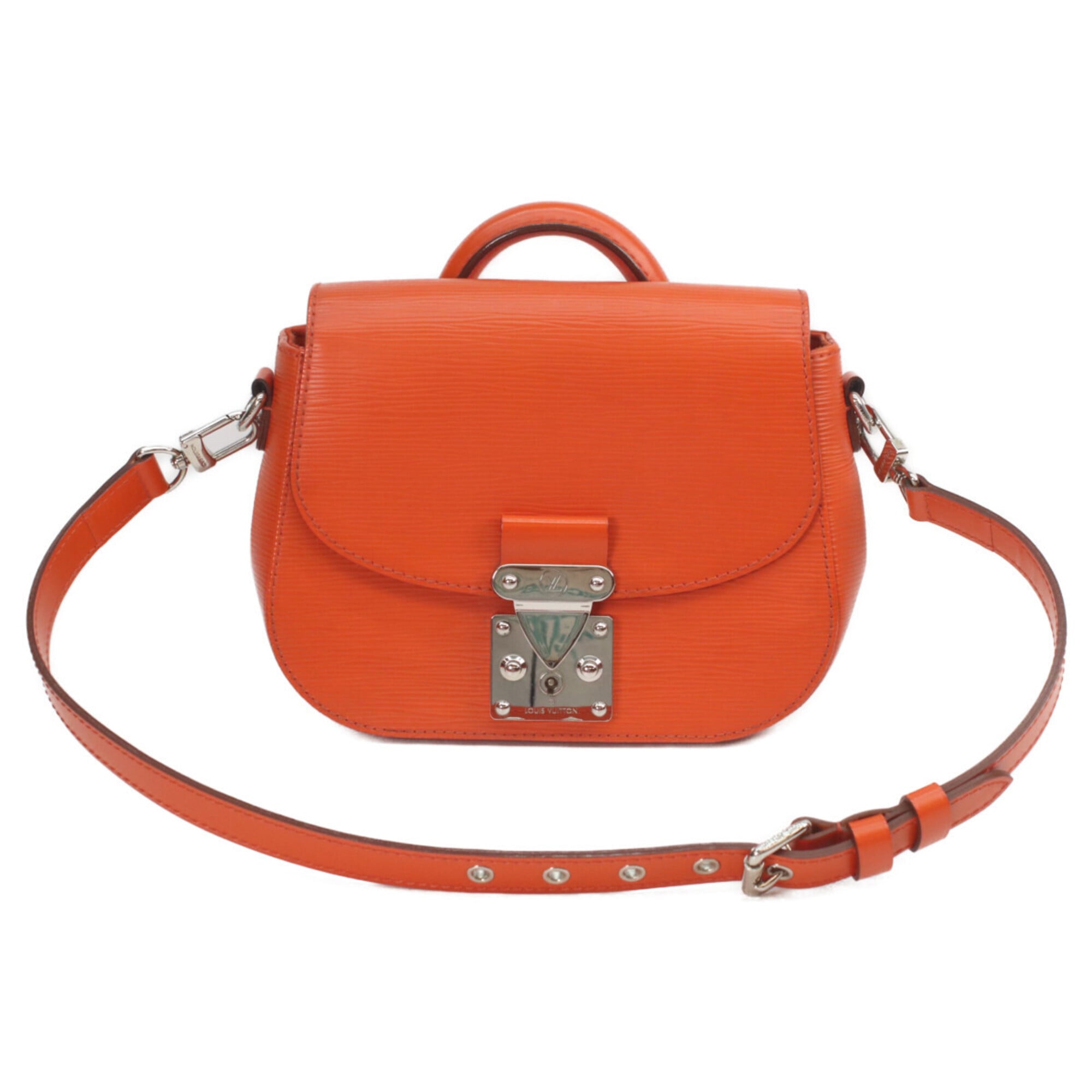 Louis Vuitton Orange Epi Leather Shoulder Bag (Pre-Owned)