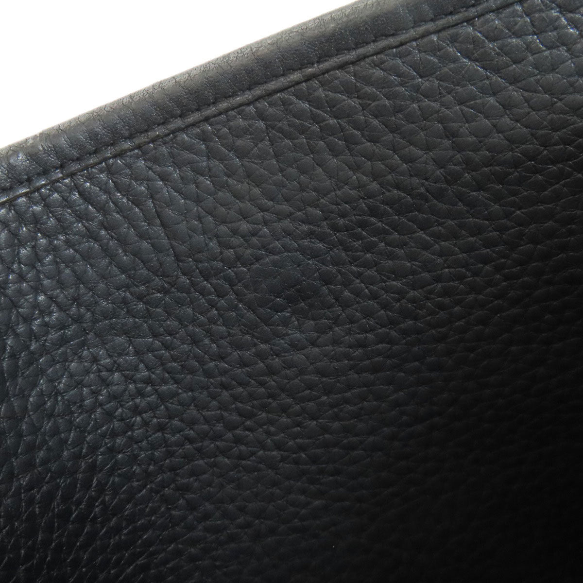 Hermes Black Taurillon Clemence Leather Shoulder Bag (Pre-Owned)