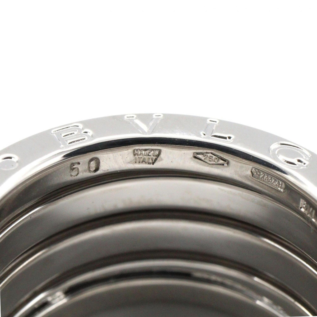 Bvlgari White Gold White Gold (18K) Band Ring (Pre-Owned)