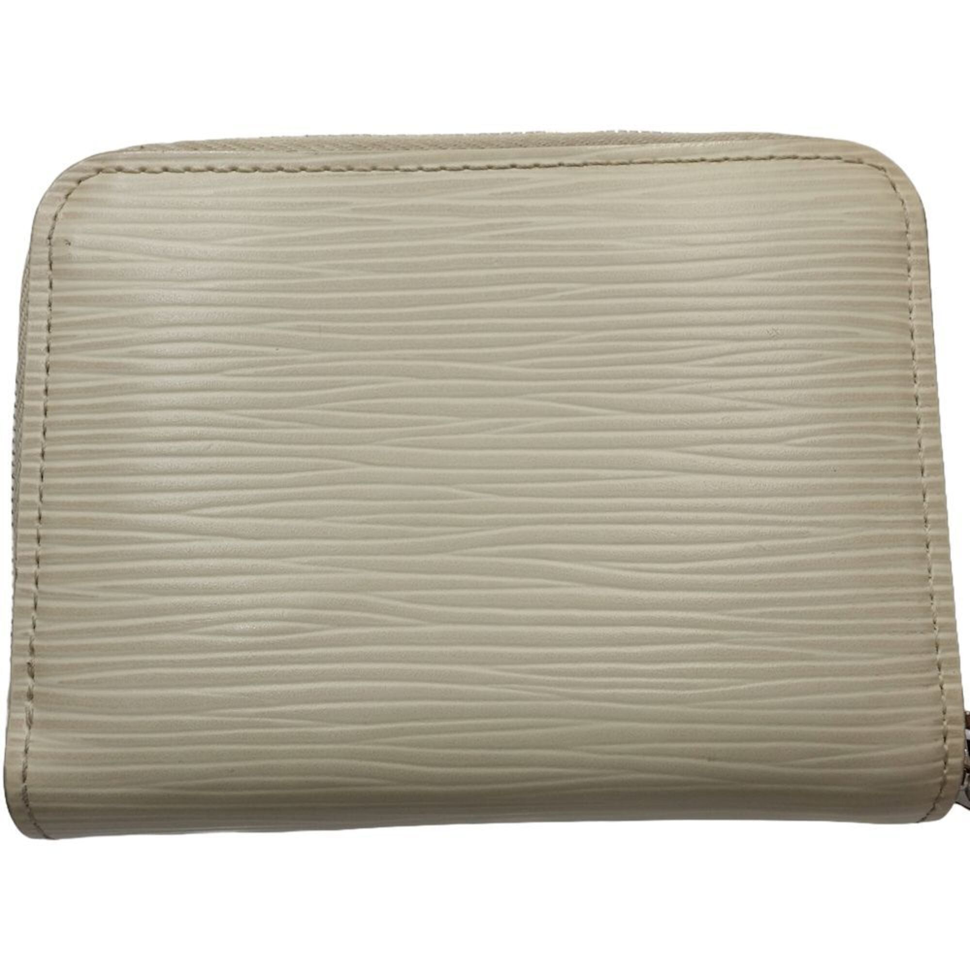 Louis Vuitton Epi Lv Off White Epi Leather Coin Purse/Coin Case (Pre-Owned)