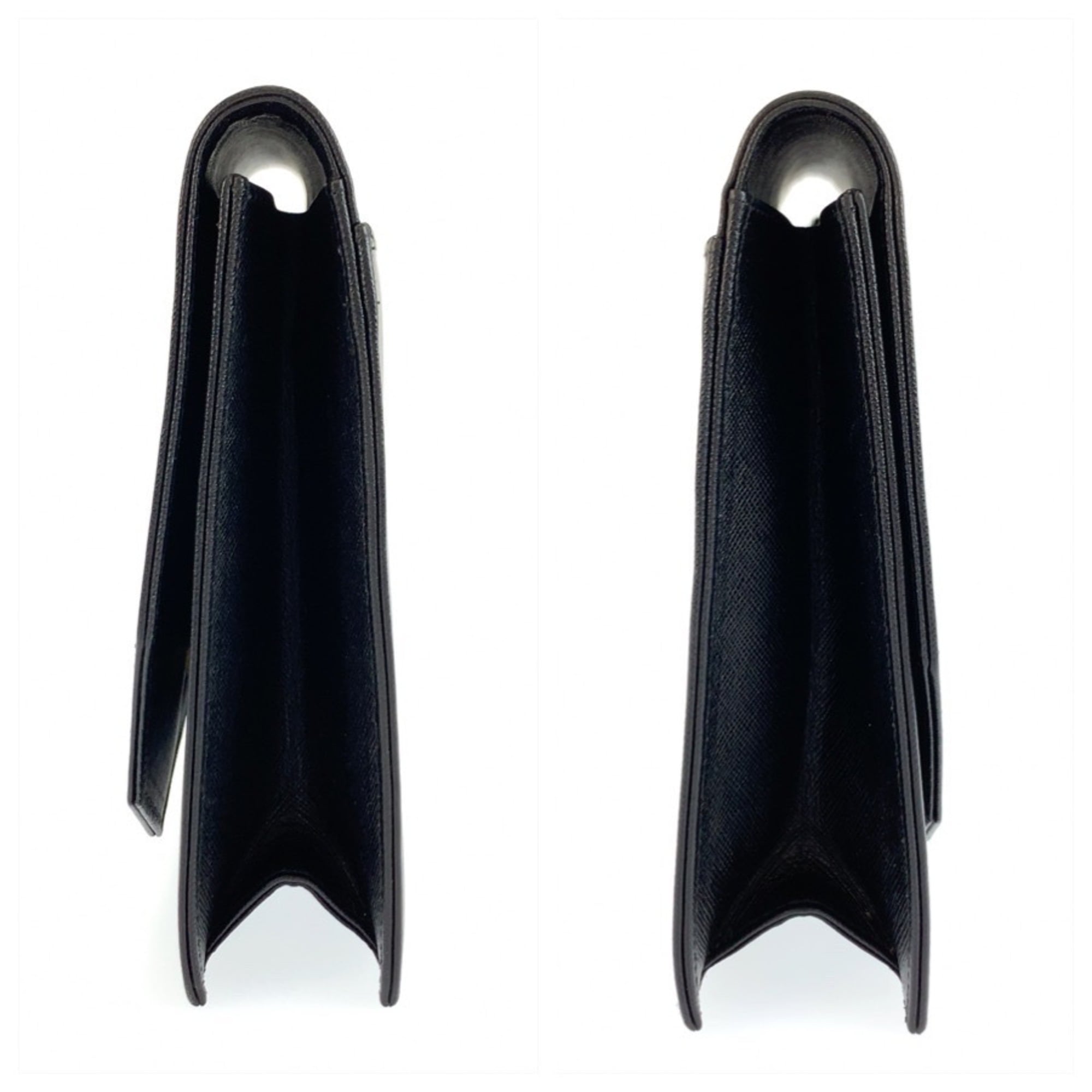 Yves Saint Laurent Black Leather Clutch Bag (Pre-Owned)