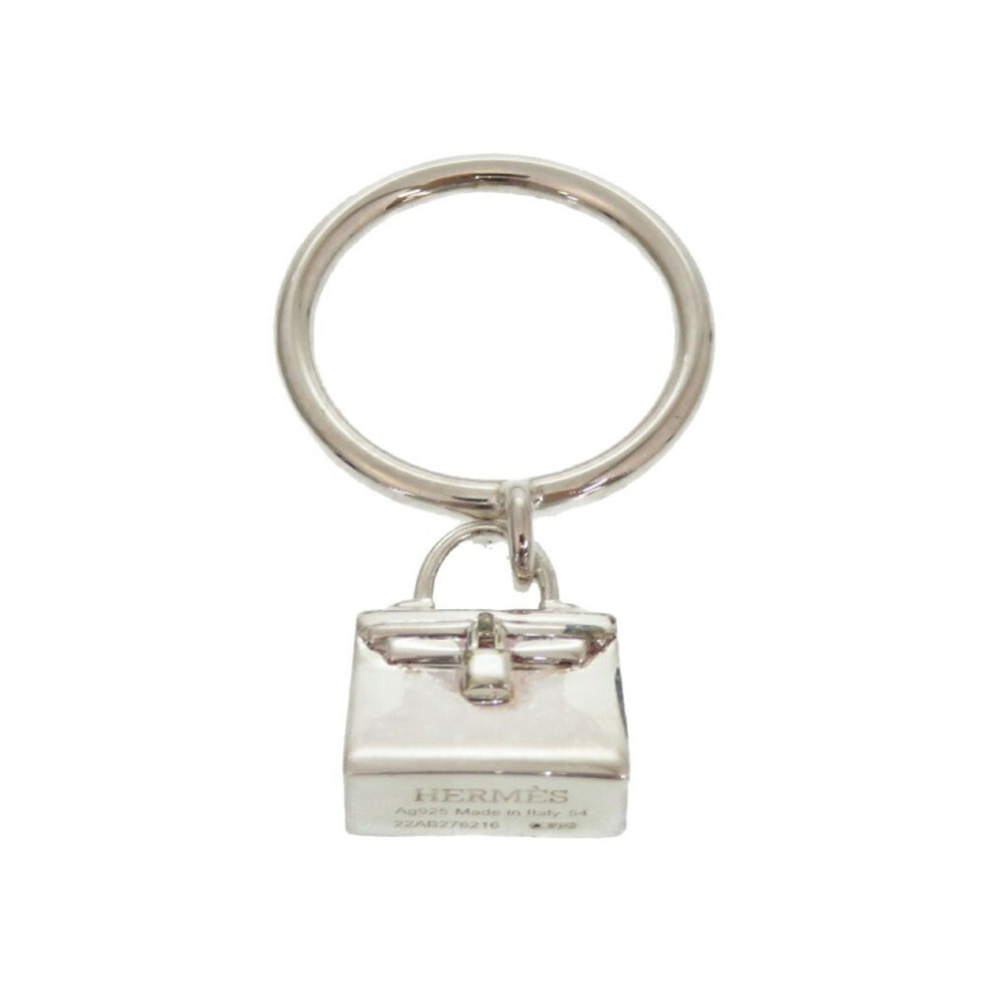 Hermes Silver 925 Band Ring (Pre-Owned)