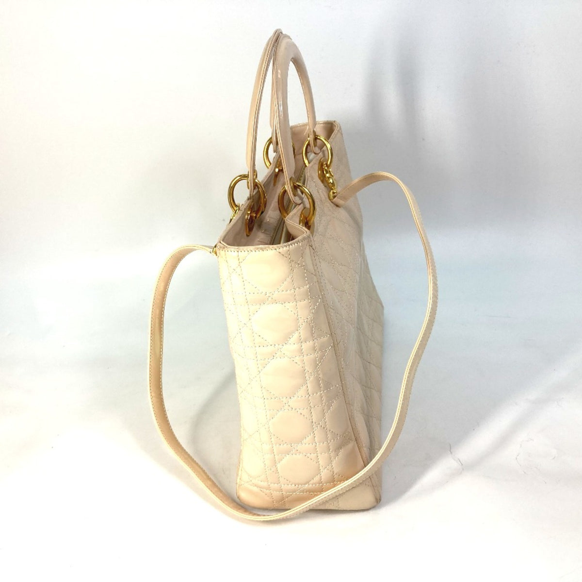 Christian Dior Beige Leather Handbag (Pre-Owned)