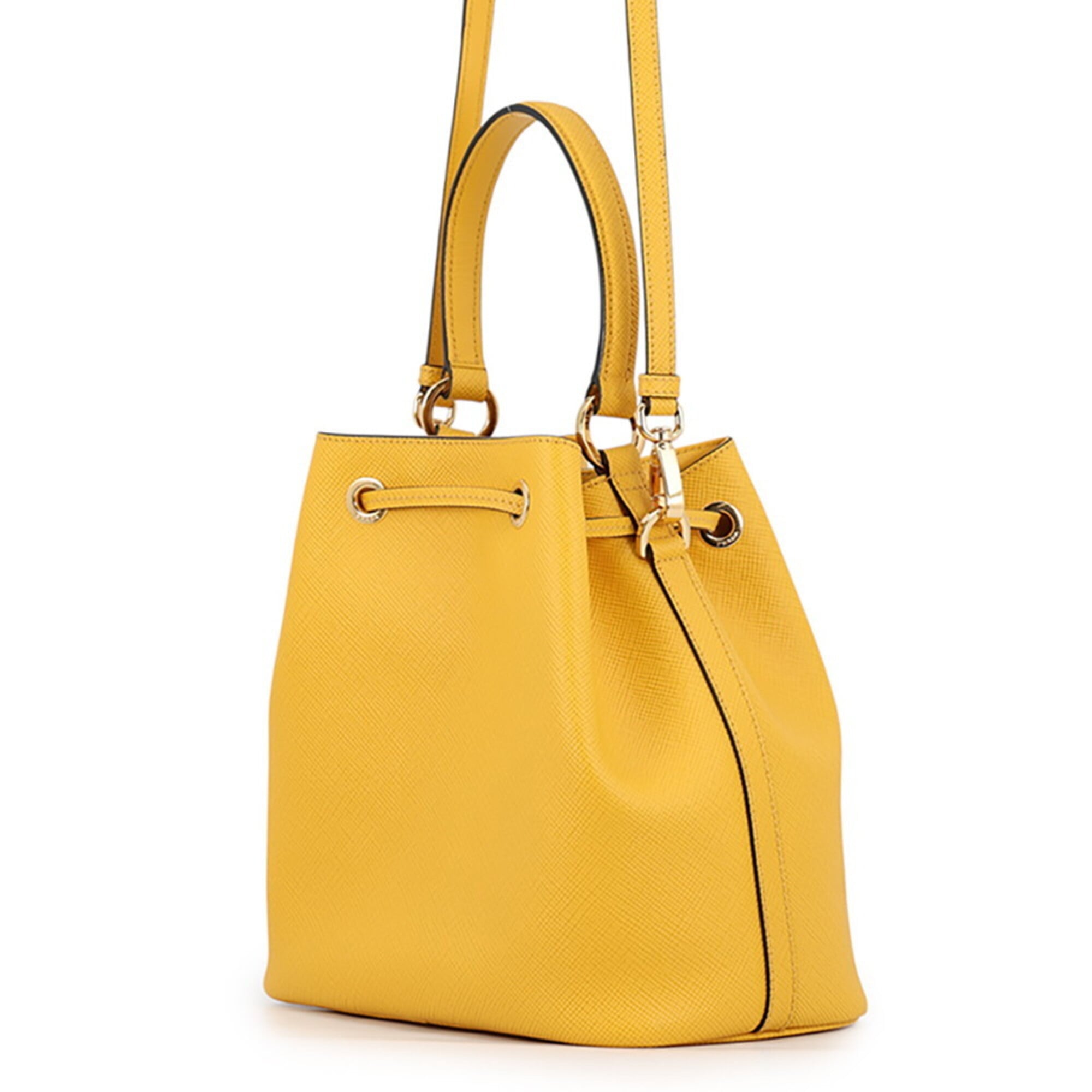 Prada Yellow Leather Handbag (Pre-Owned)