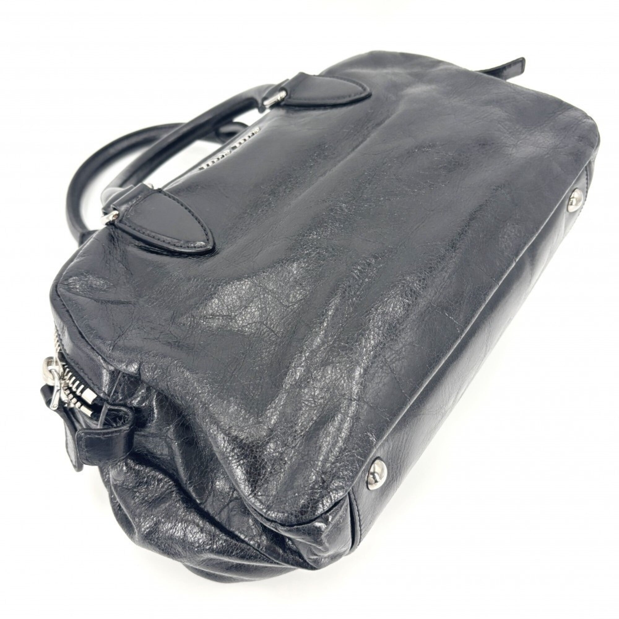 Miu Miu Black Leather Handbag (Pre-Owned)