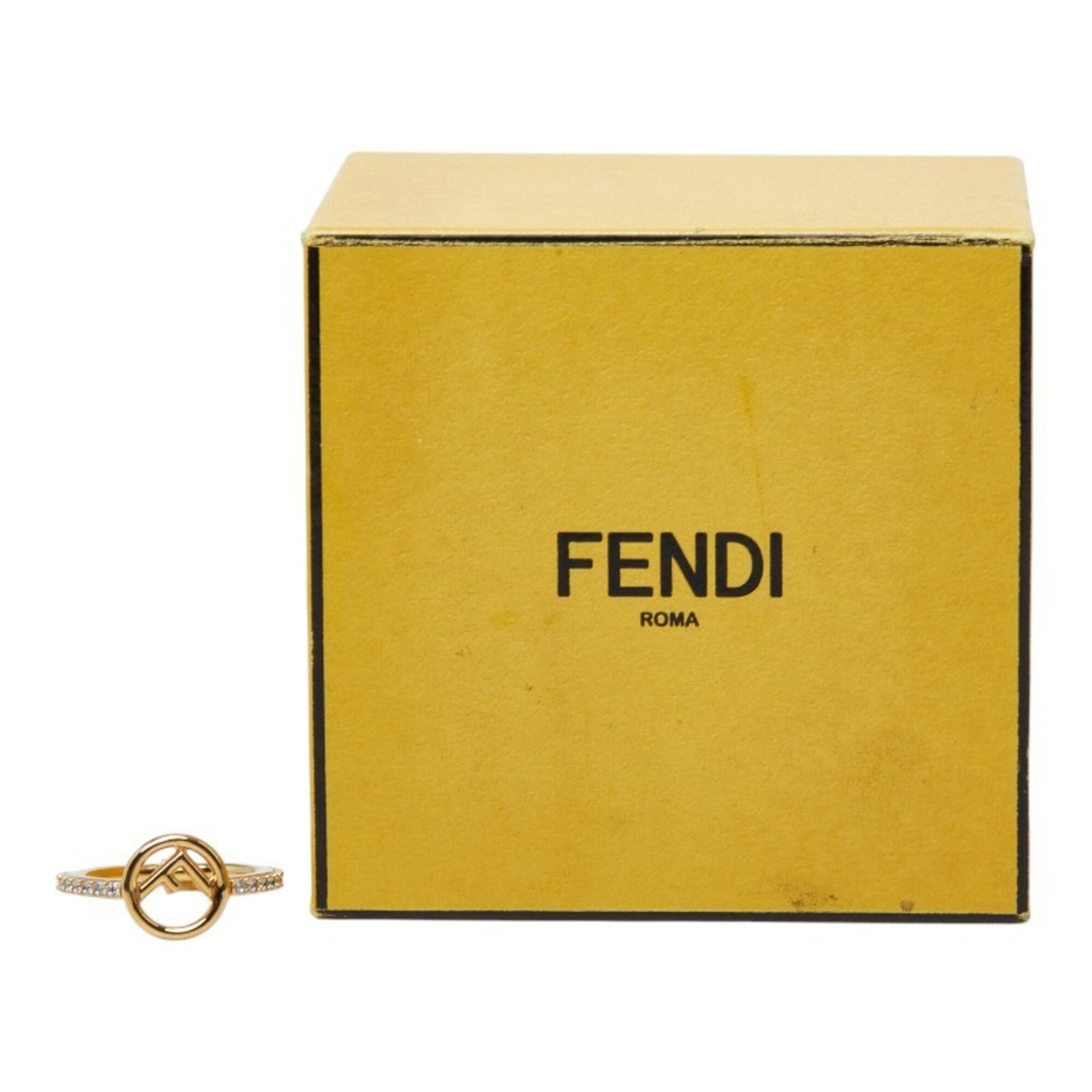 Fendi Gold Band Ring (Pre-Owned)