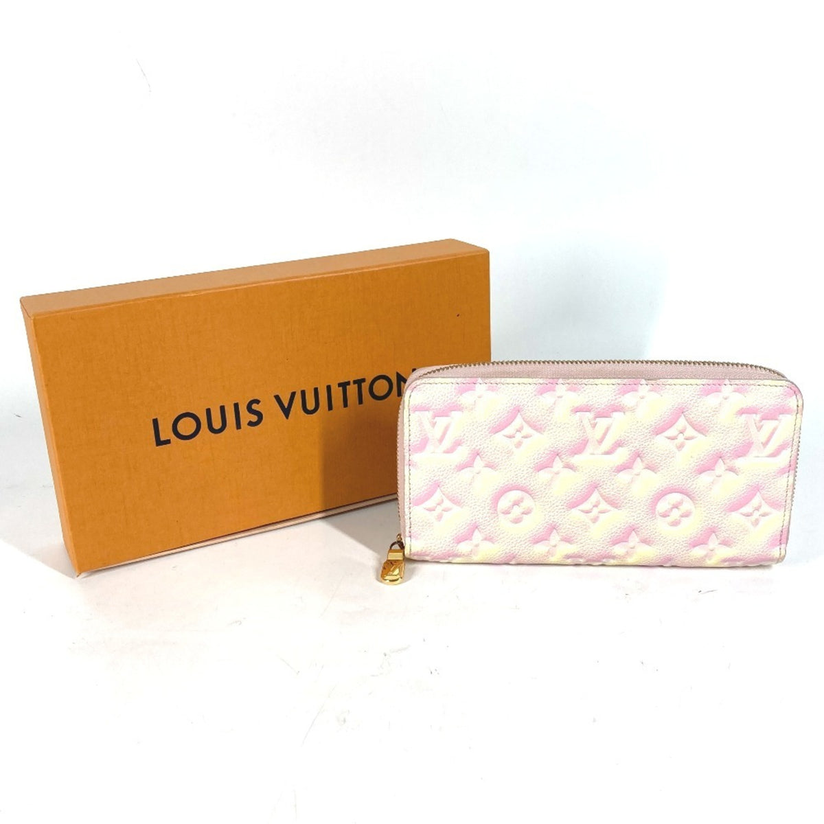 Louis Vuitton Monogram Empreinte Pink Monogram Empreinte Long Wallet (Bi-Fold) (Pre-Owned)
