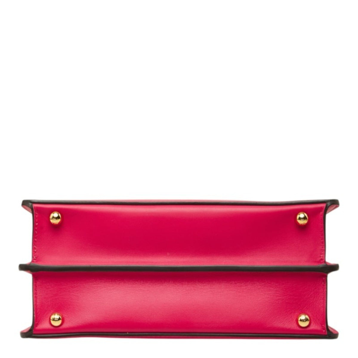 Fendi Selleria Pink Leather Handbag Shoulder Bag (Pre-Owned)