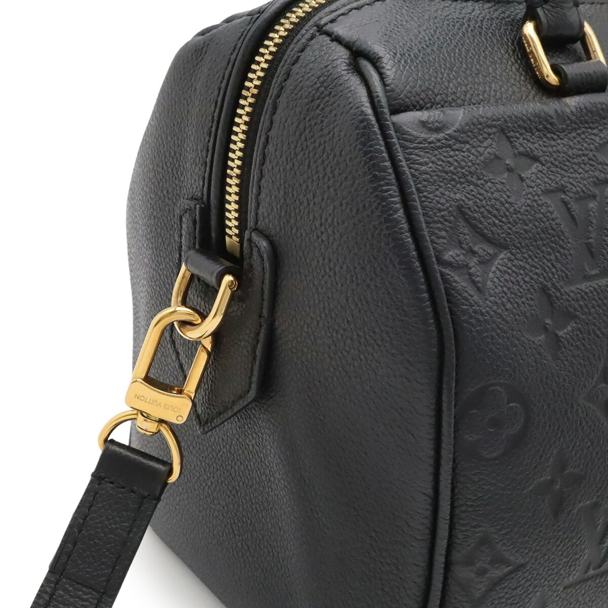Louis Vuitton Noir Monogram Empreinte Leather Handbag Shoulder Bag (Pre-Owned)