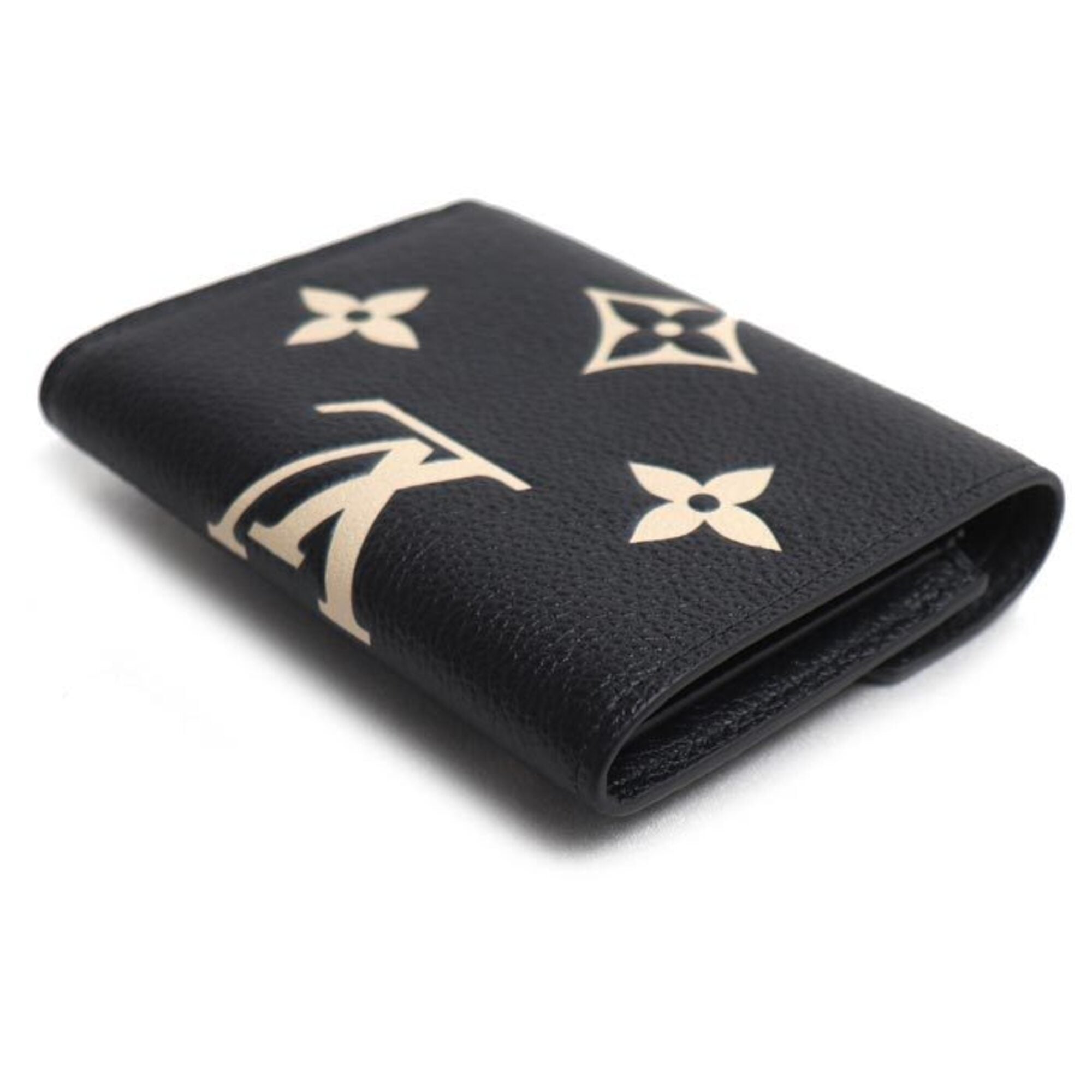 Louis Vuitton Black Monogram Empreinte Wallet (Tri-Fold) (Pre-Owned)