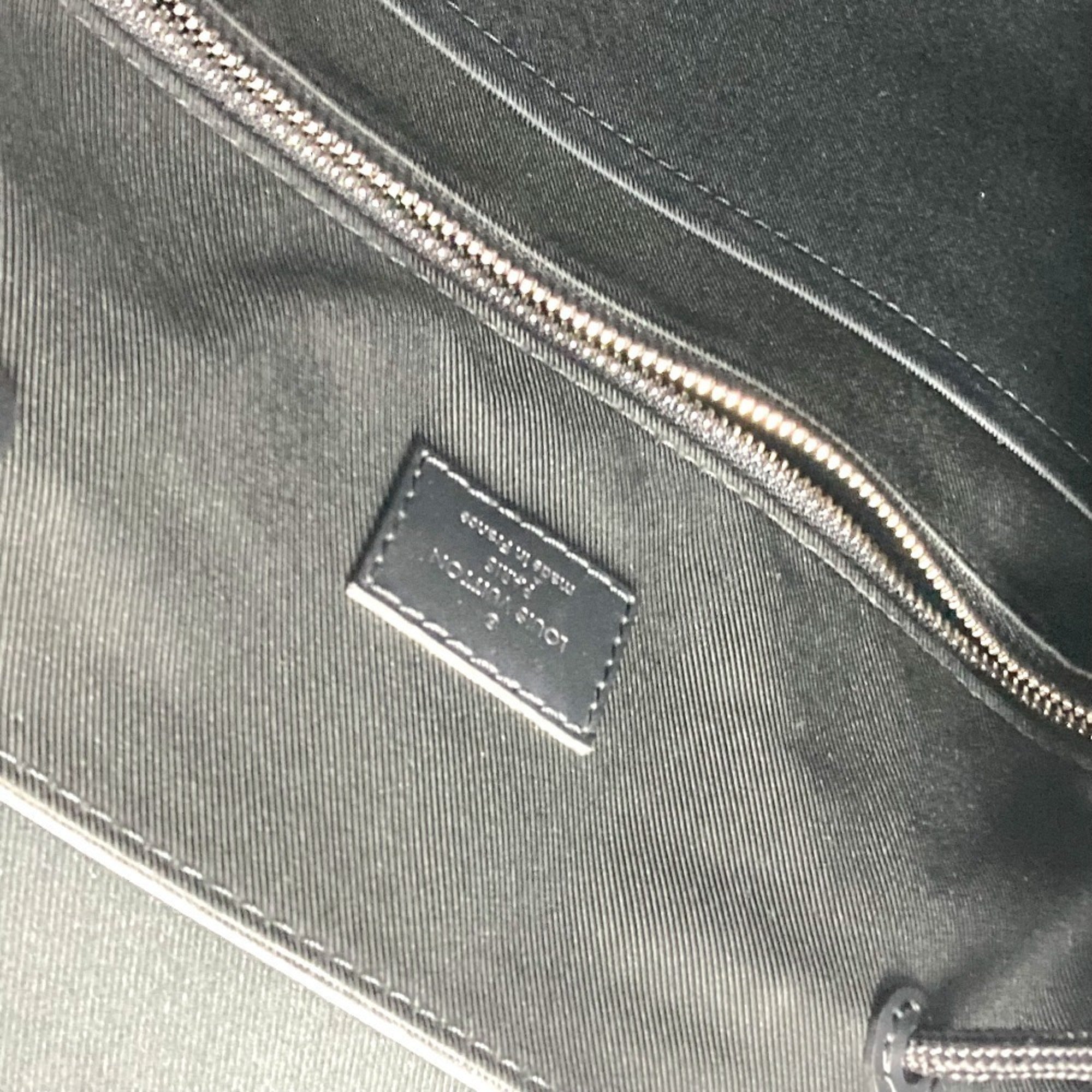 Louis Vuitton Black Blue Monogram Eclipse Epi Leather Backpack (Pre-Owned)