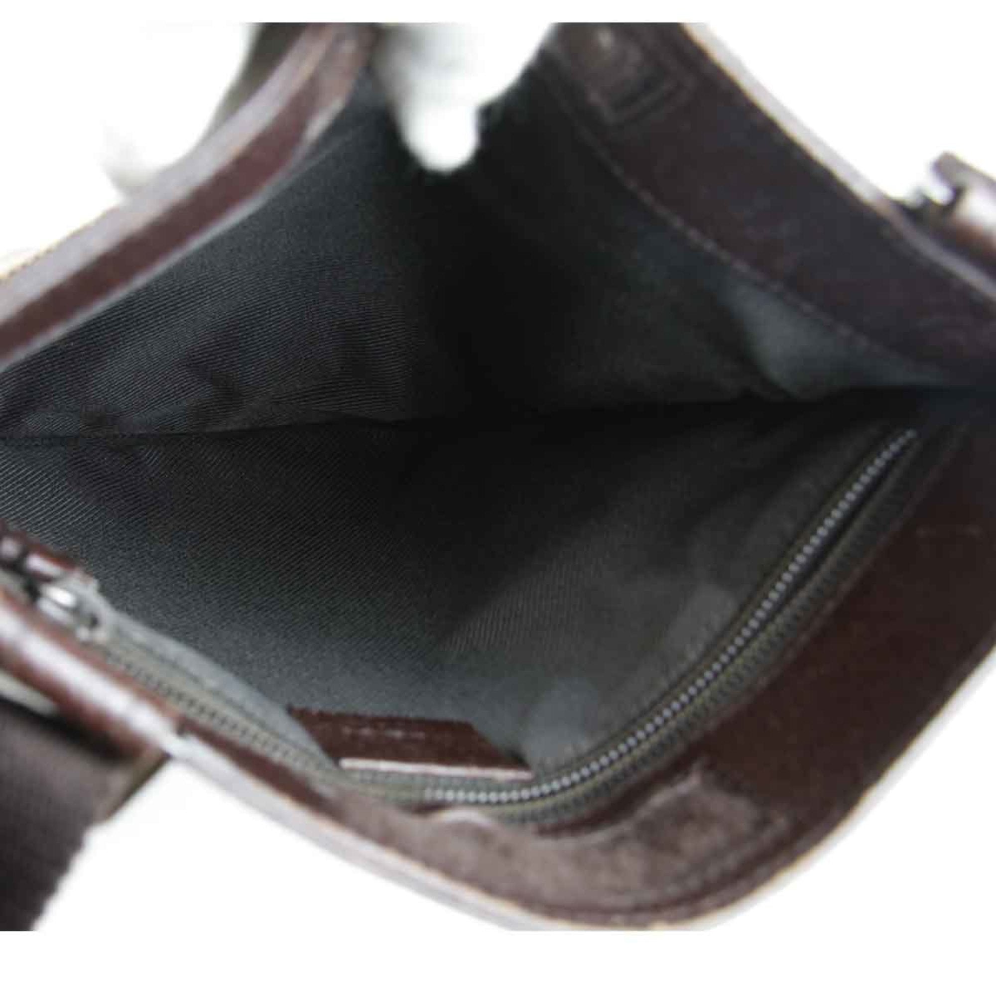 Gucci Gg Canvas Brown Gg Canvas Shoulder Bag (Pre-Owned)