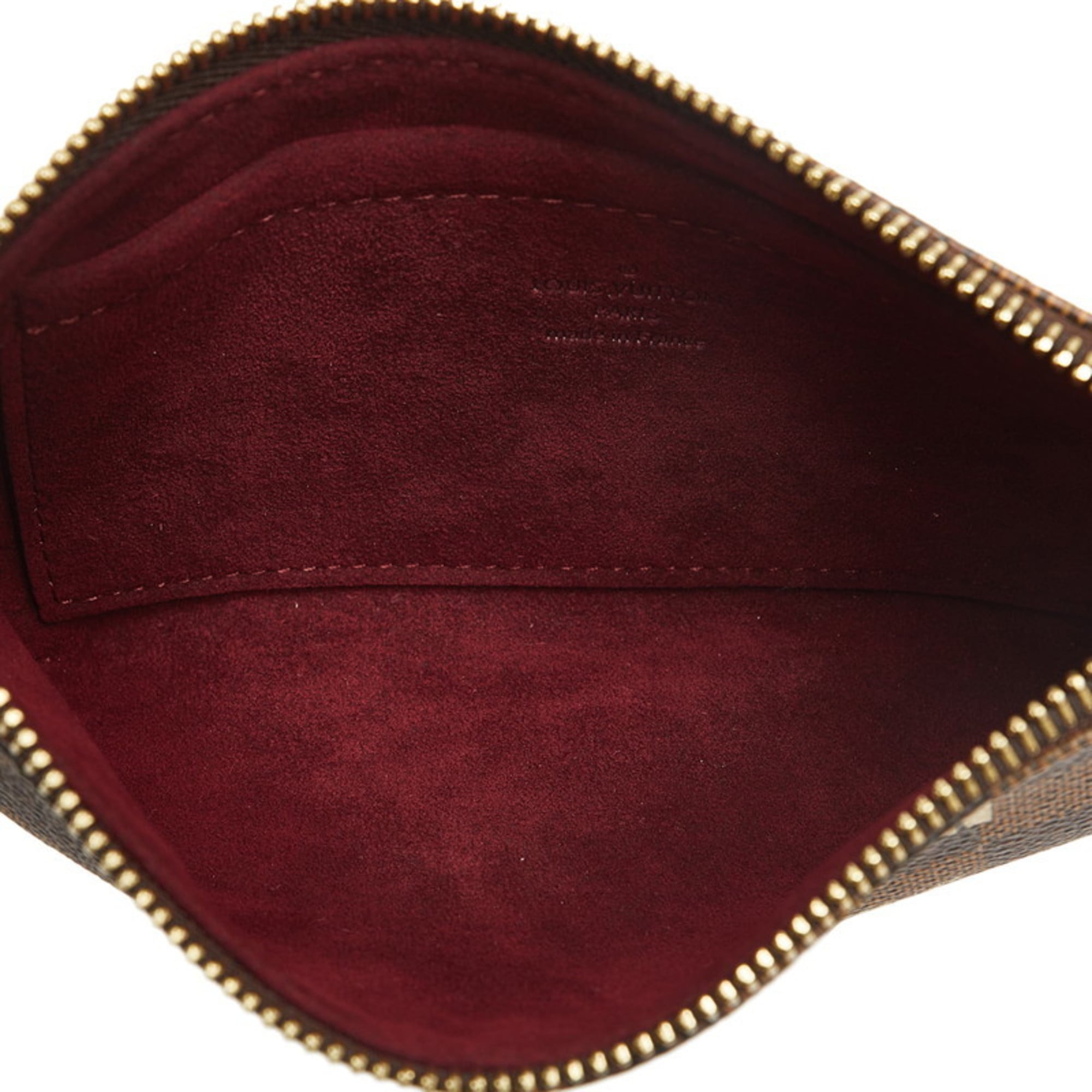 Louis Vuitton Brown Pvc Leather Pochette Pouch (Pre-Owned)